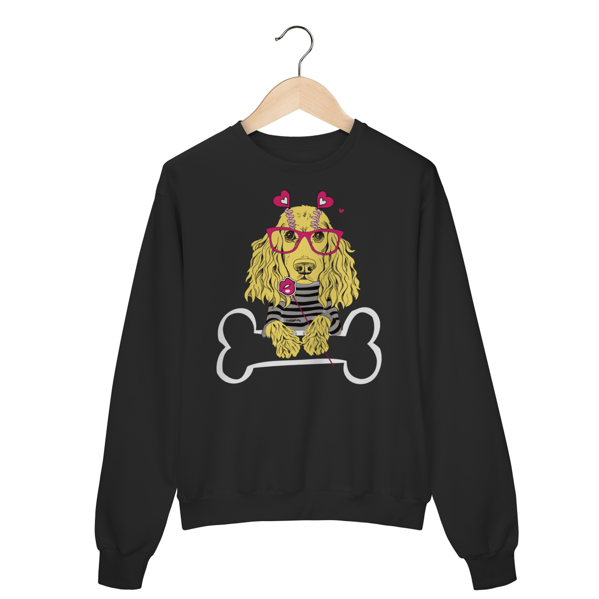 Moletom Blusão Cocker de Óculos