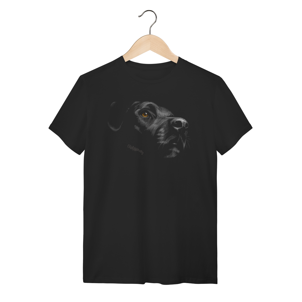 Camiseta Labrador Retriever Preto