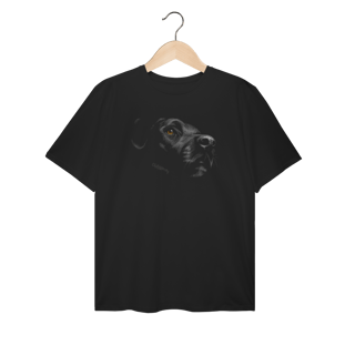 Camiseta Plus Size Labrador Retriever Preto