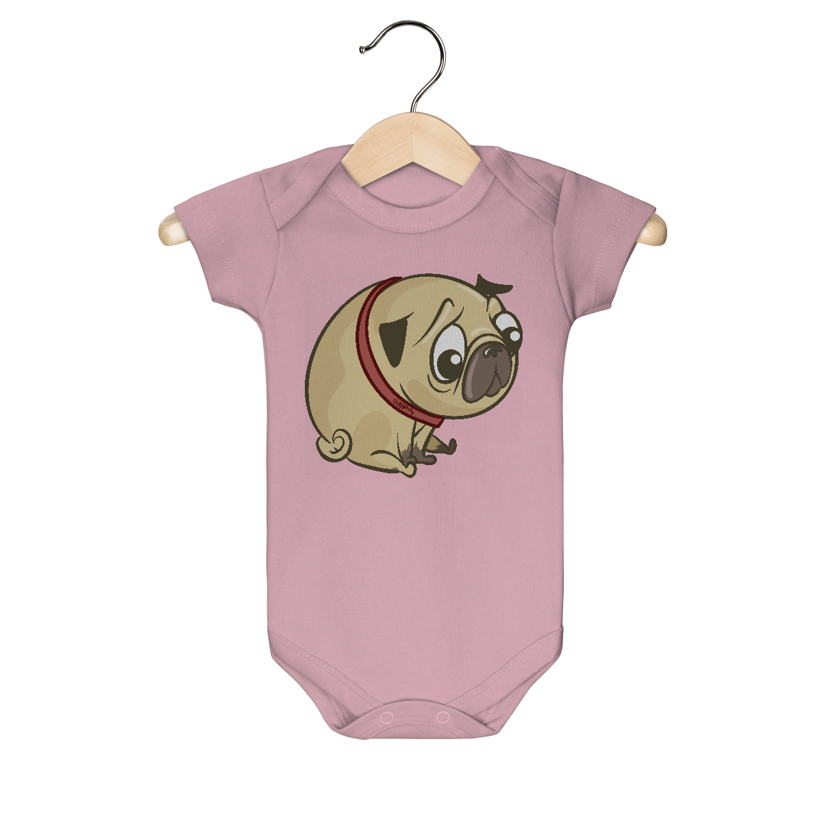 Body Bebê Pug Carente