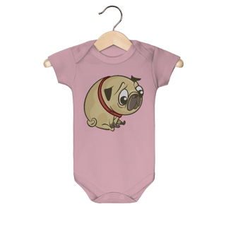 Body Bebê Pug Carente