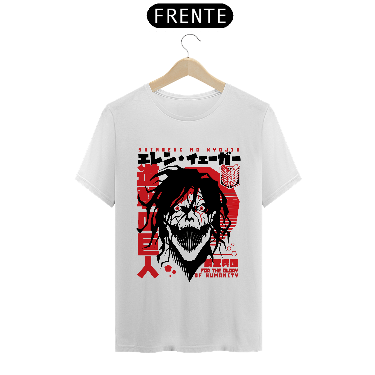 Nome do produto: Camiseta Attack on Titan