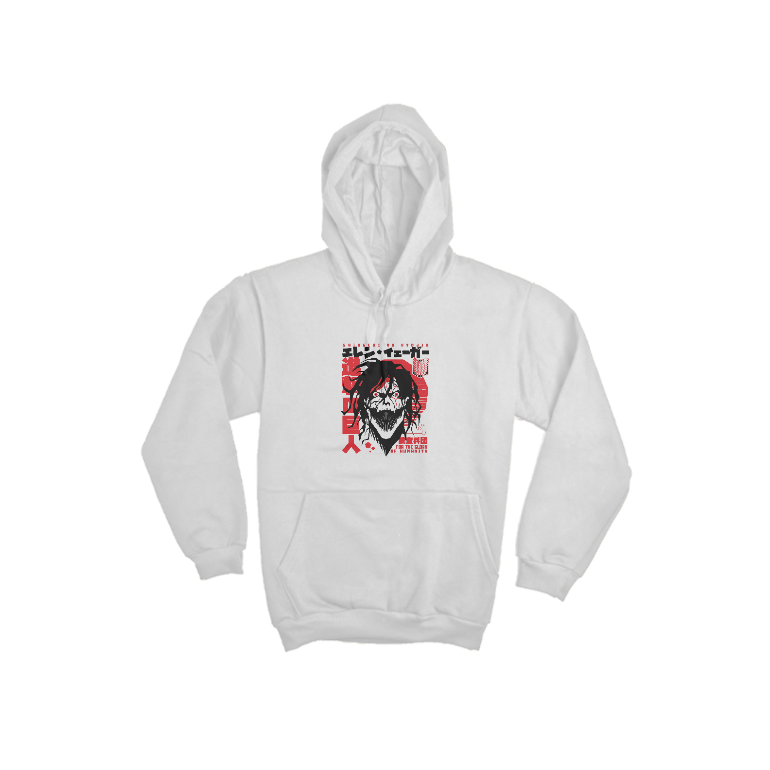 Nome do produto: Moletom canguru Attack on Titan