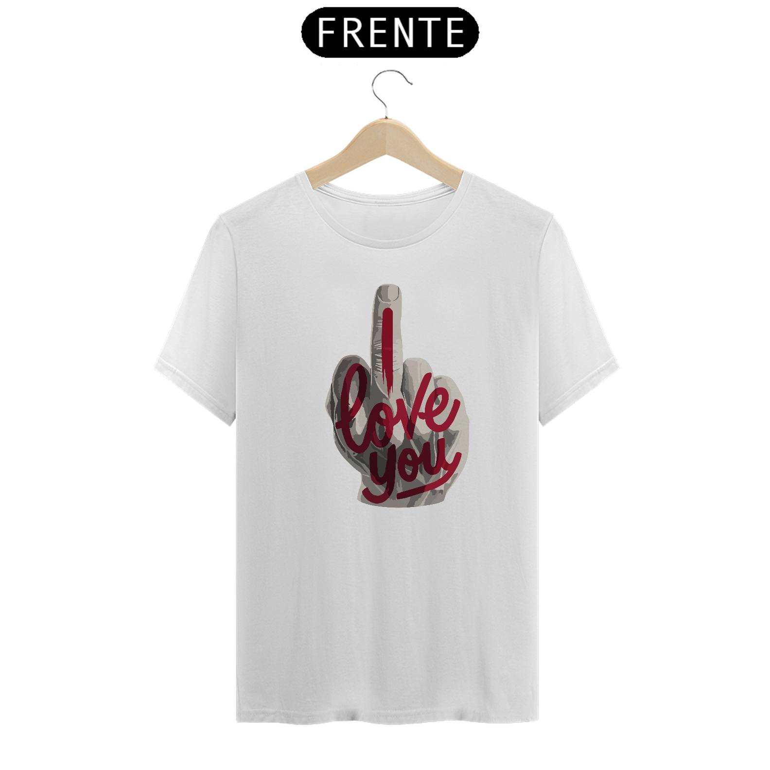 Nome do produto: Camiseta I love you