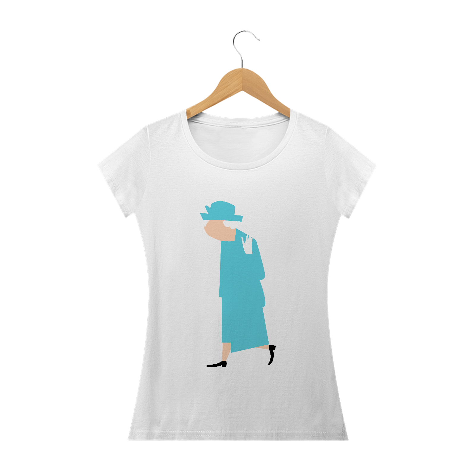 Nome do produto: Camiseta - Rainha Elizabeth - Baby Long