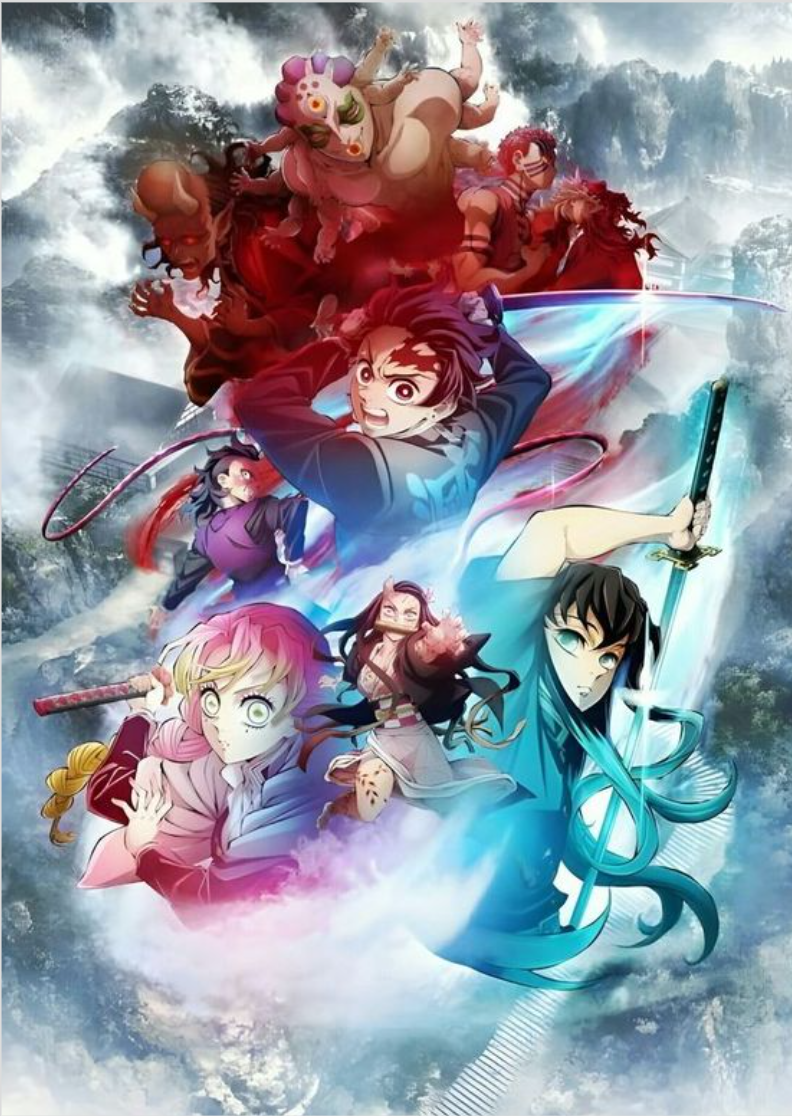 Nome do produto: Pôster Demon Slayer 3ª Temporada