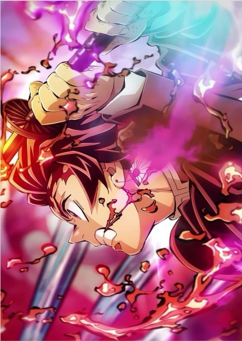 Nome do produto: Pôster Tanjiro Kamado | Demon Slayer