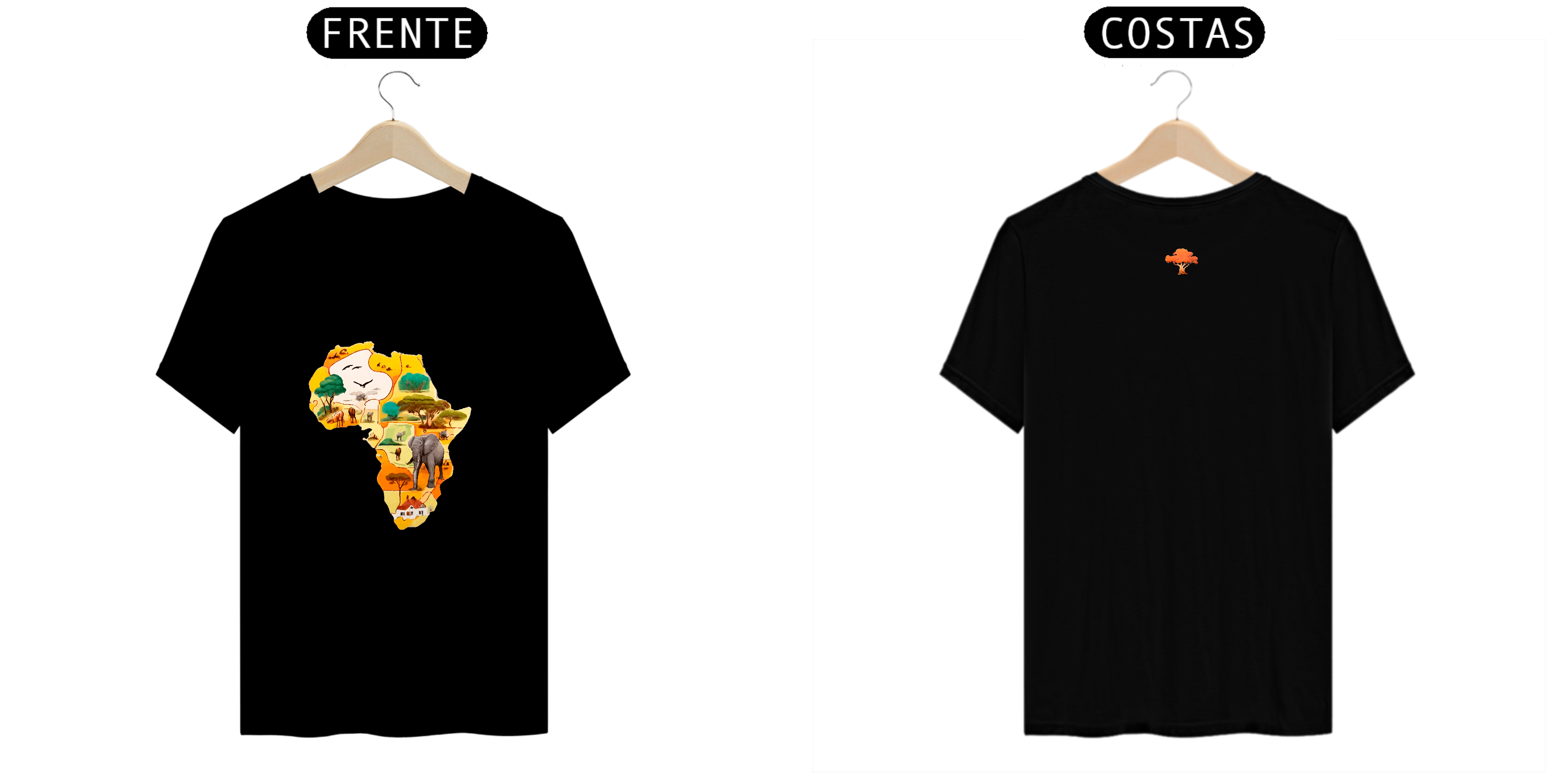 Nome do produto: Camiseta Diamante Bruto Africa