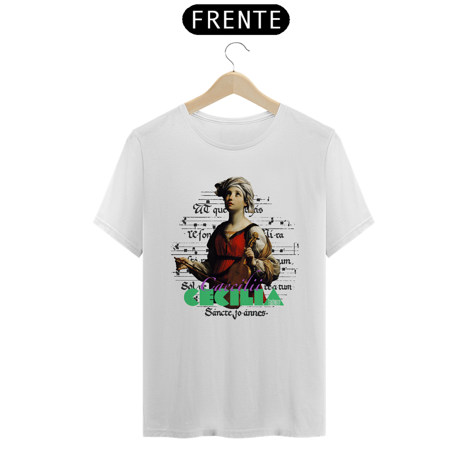 Nome do produto: Camiseta Basic Santa Cecília