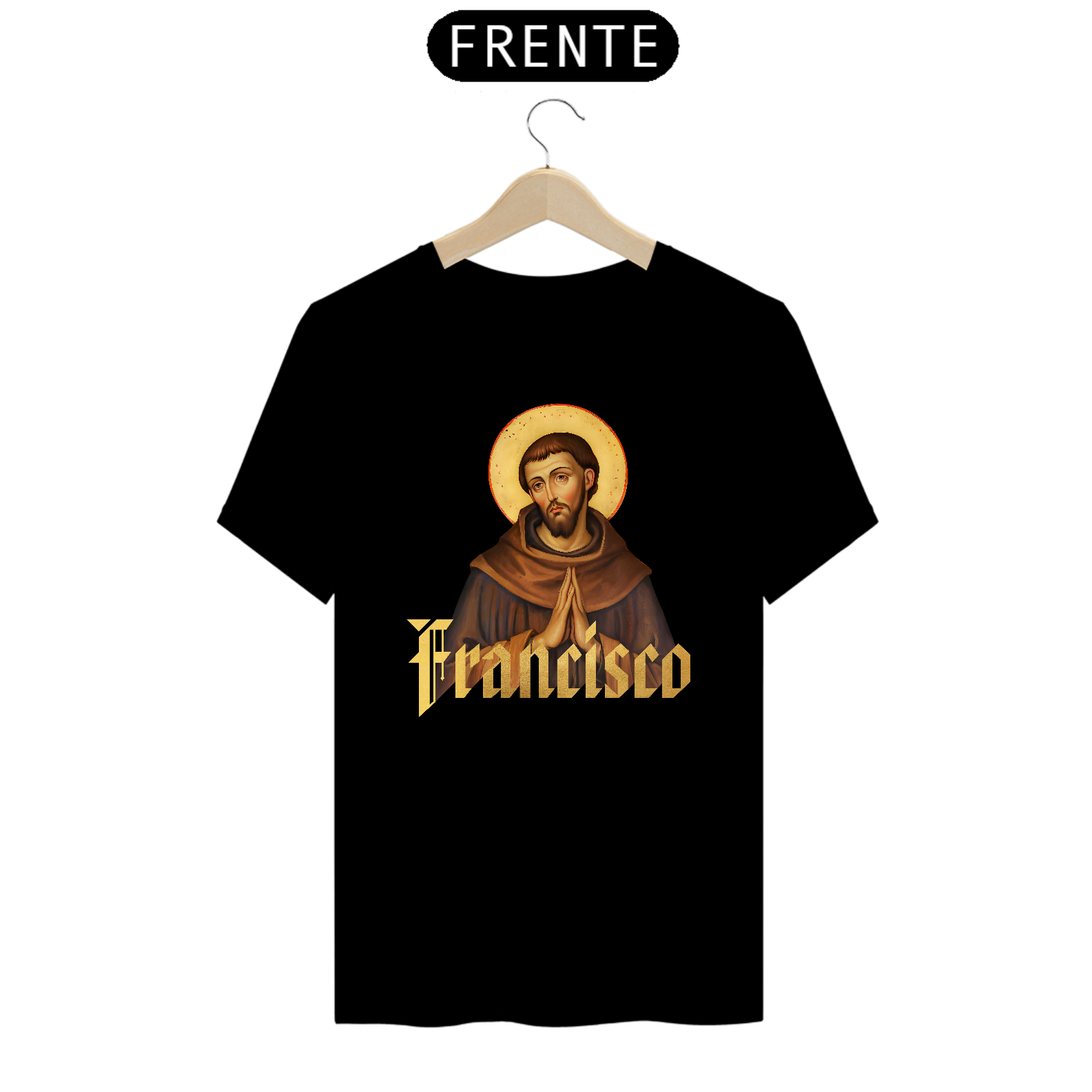 Nome do produto: Camiseta Premium São Francisco de Assis
