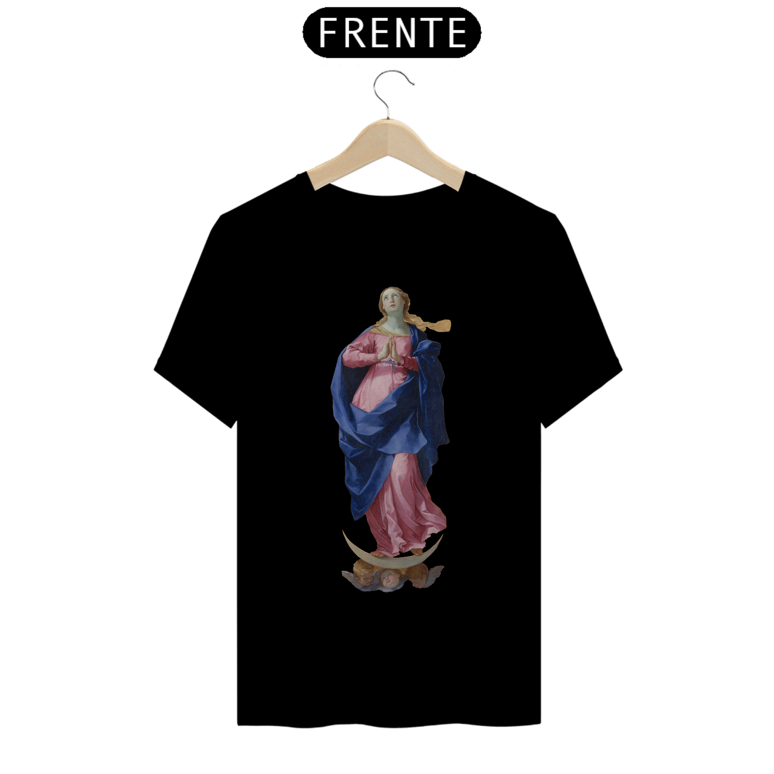 Nome do produto: Camiseta Clássica Nossa Senhora Imaculada Conceição Imagem