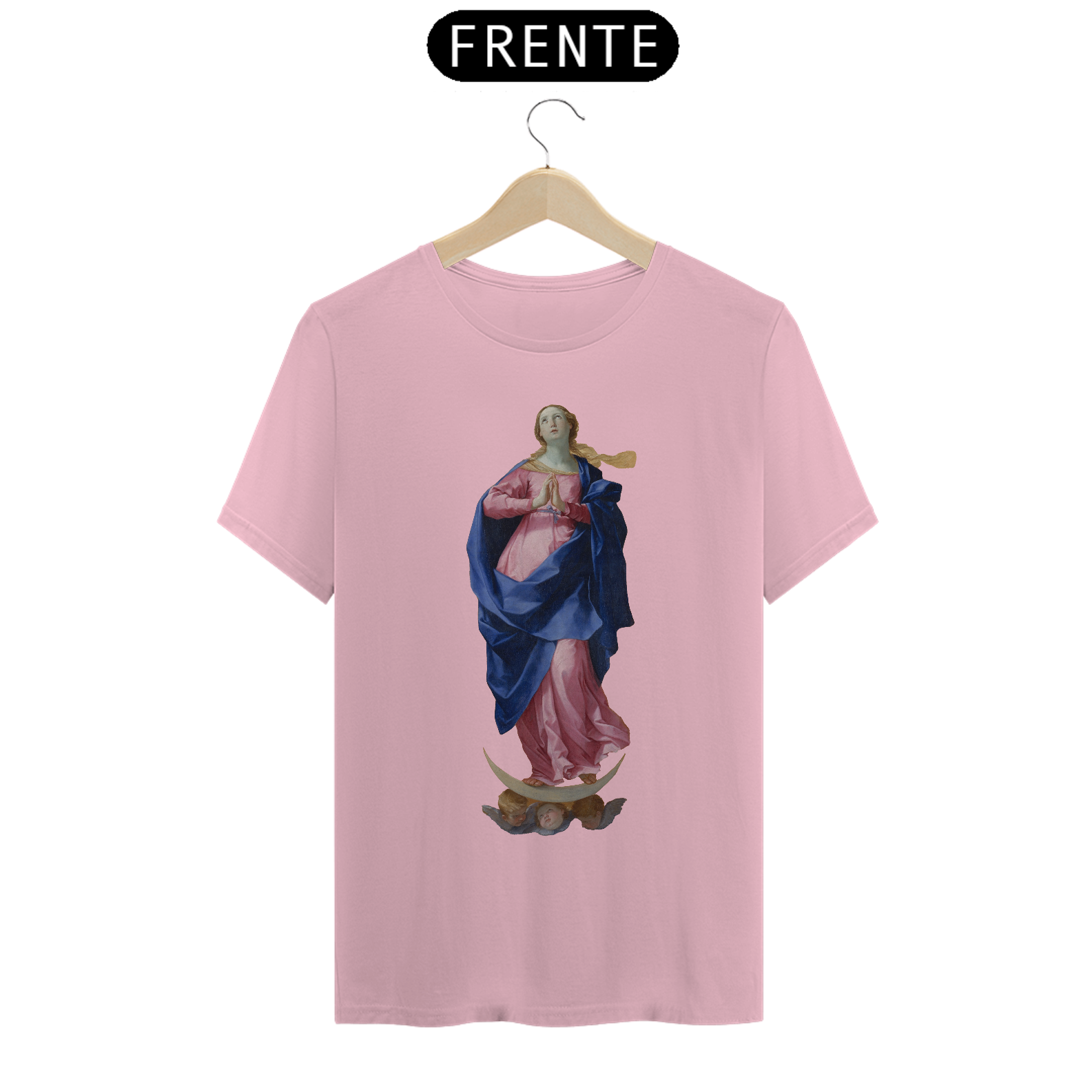Nome do produto: Camiseta Basic Nossa Senhora Imaculada Conceição Imagem