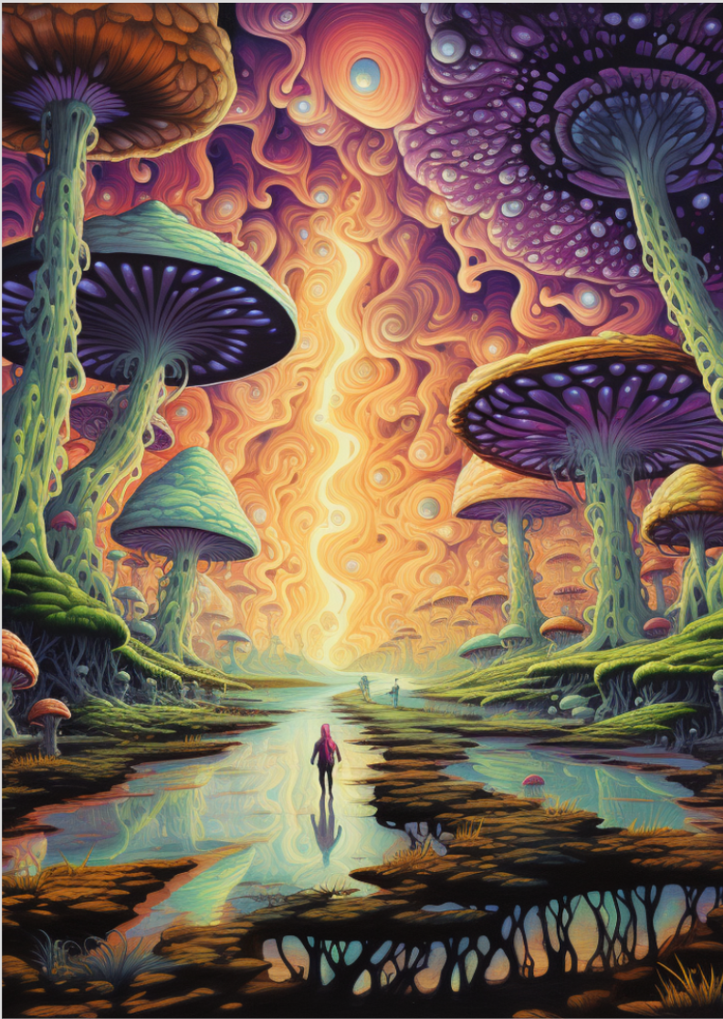 Nome do produto: Poster Psilo Paraiso 