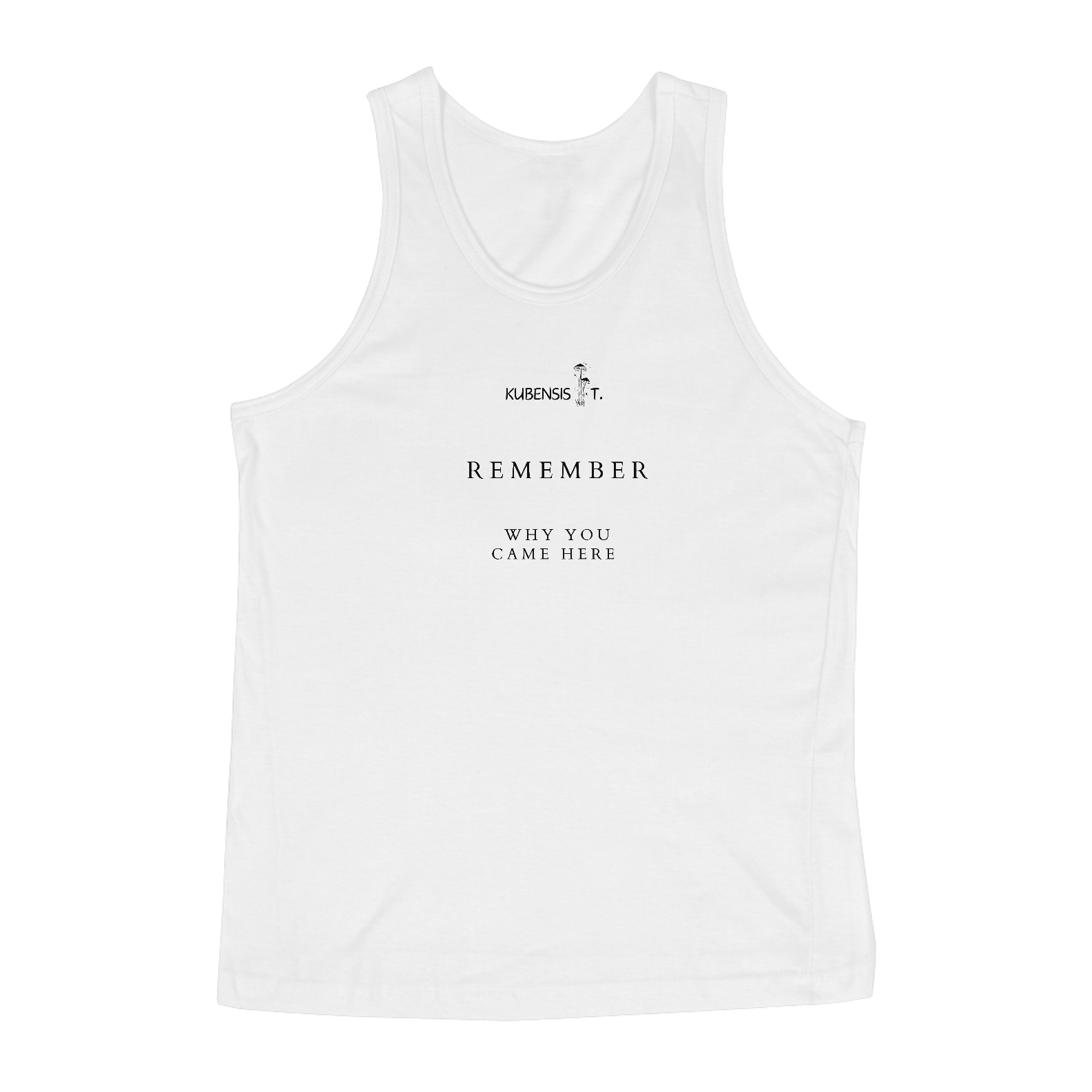 Nome do produto: Regata Remember Why Your Came Here pt