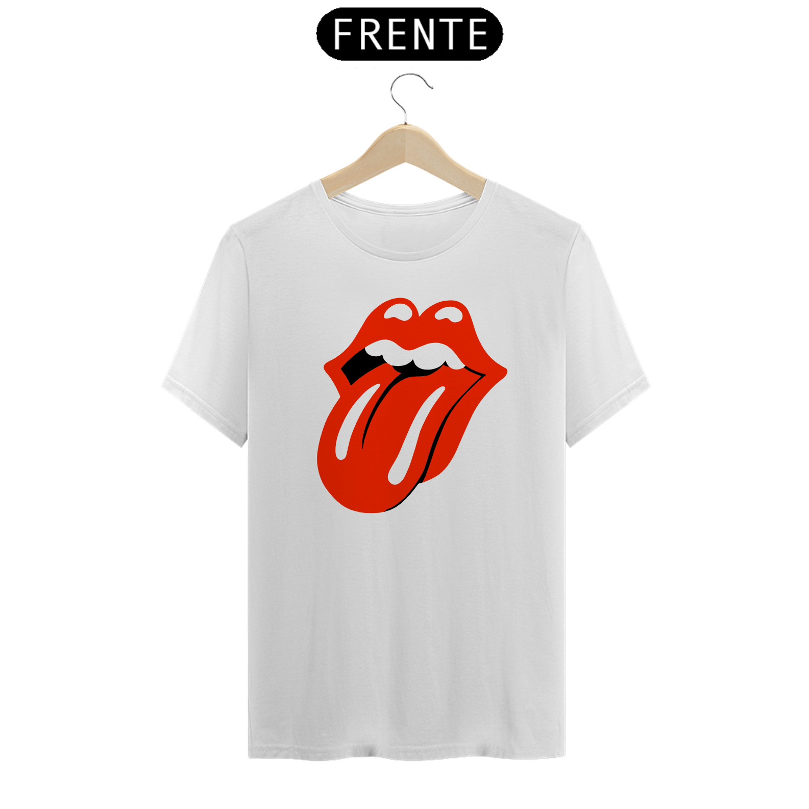 Nome do produto: BOCA ROLLING STONES - Camiseta Personalizada com Estampa Banda