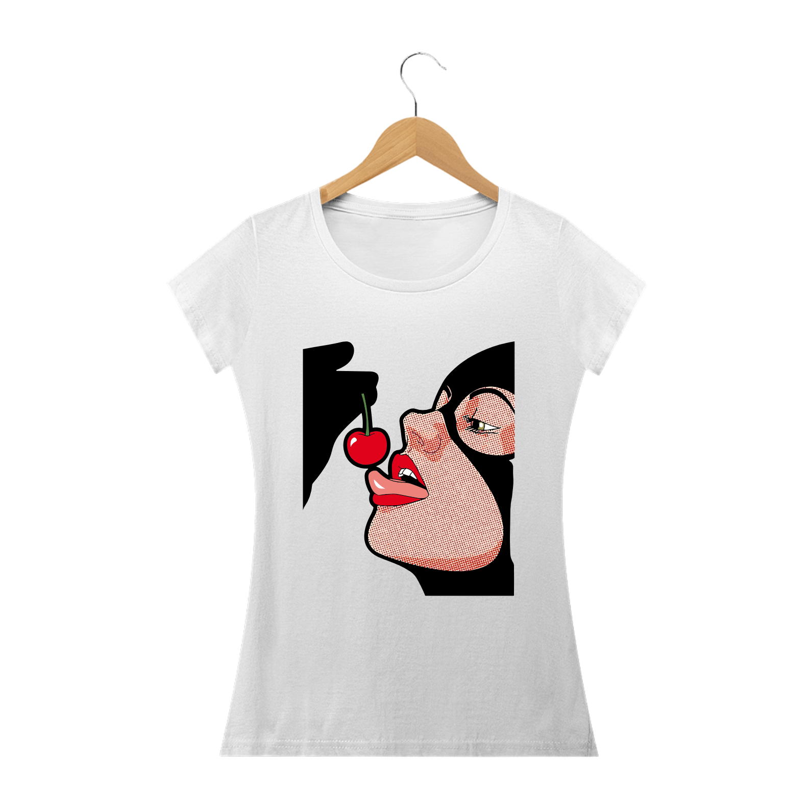 Nome do produto: CEREJA MULHER-GATO - Camiseta Personalizada com Estampa Sexy