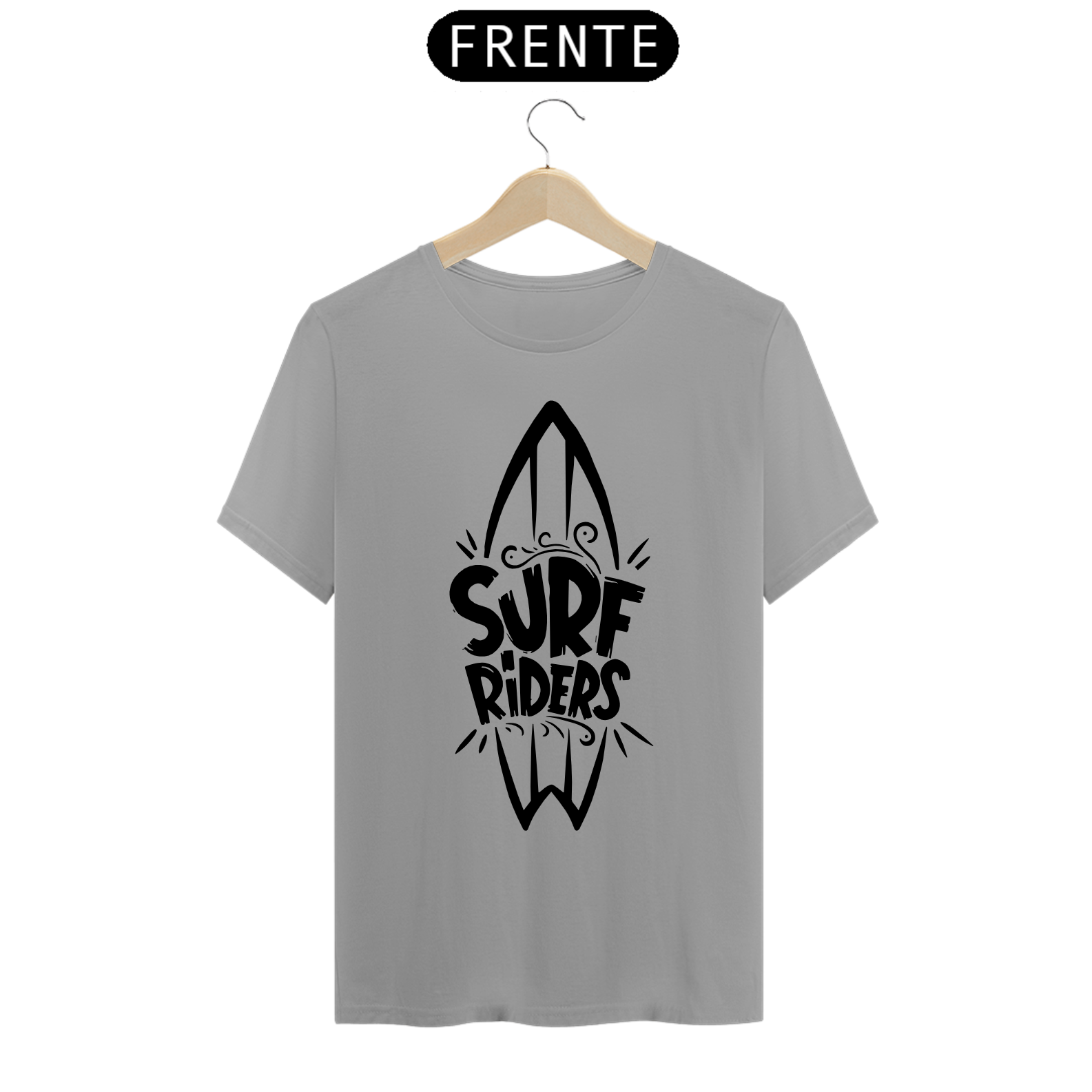 Nome do produto: SURF RIDERS - Camiseta Personalizada com Estampa de Surf