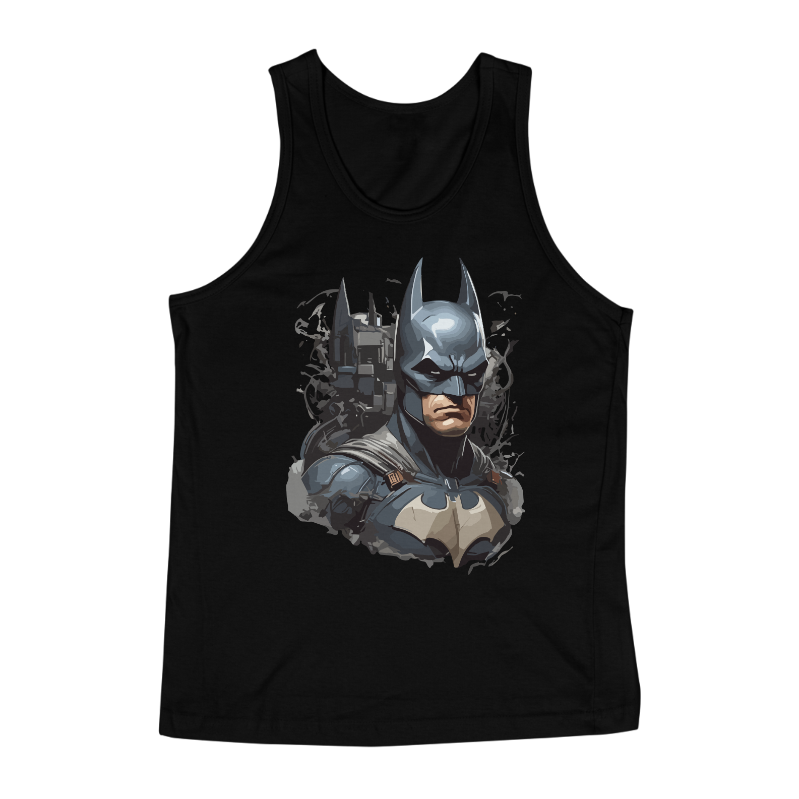 Nome do produto: Camiseta Regata Personalizada Estampa  BATMAN