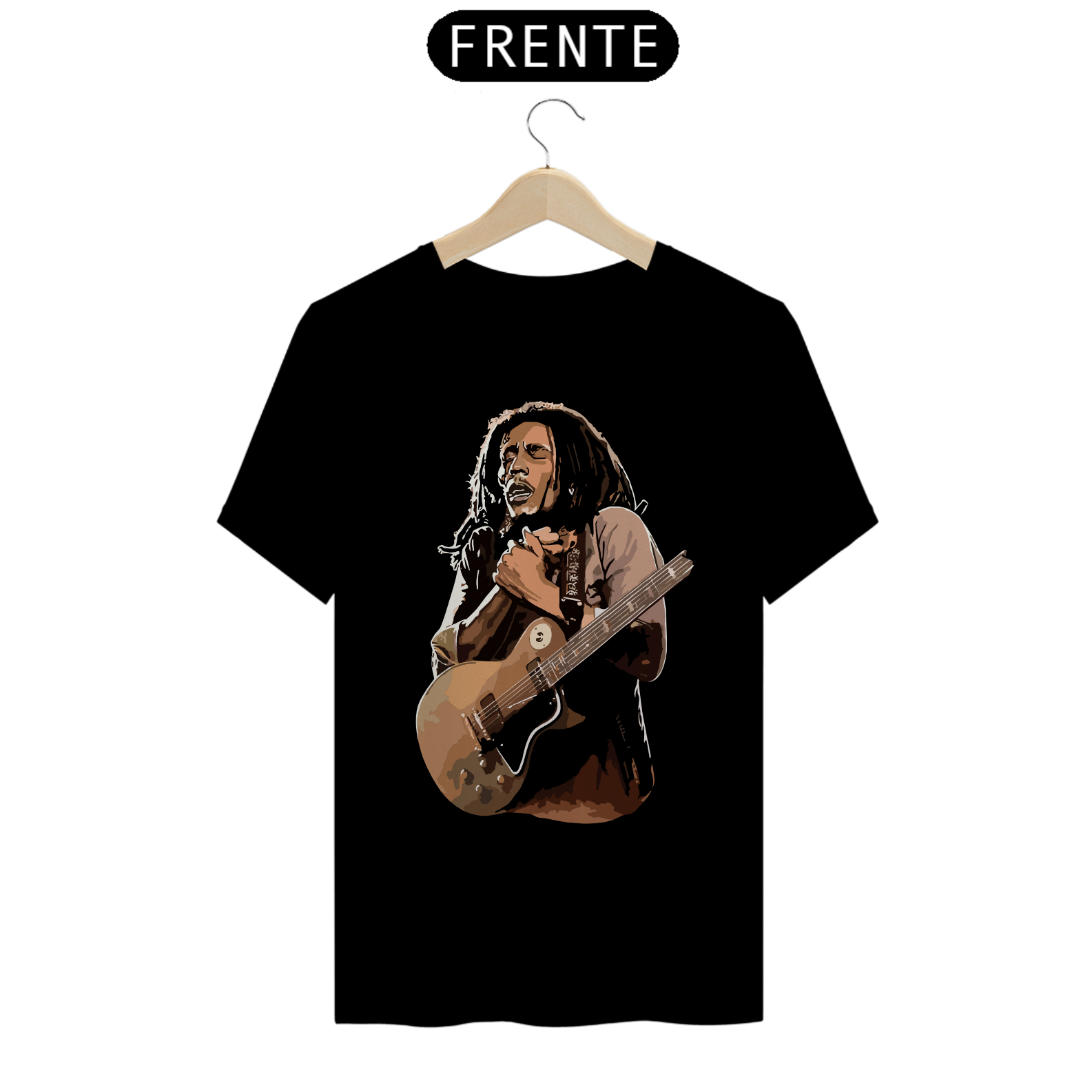 Nome do produto: BOB MARLEY REDEMPTION SONG - Camiseta Personalizada com Estampa Raggae