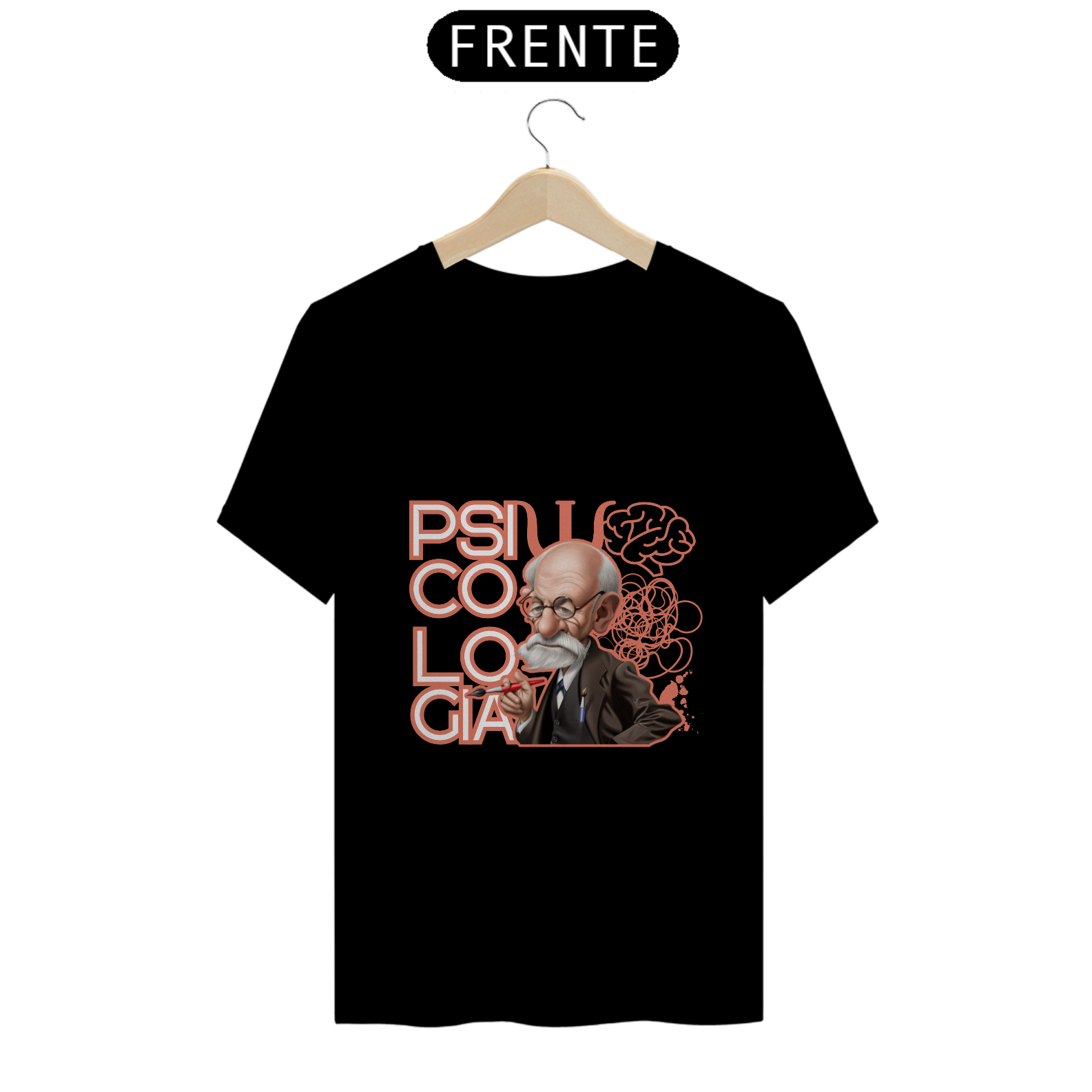 Nome do produto: CAMISA QUALITY - PSICOLOGIA - FREUD