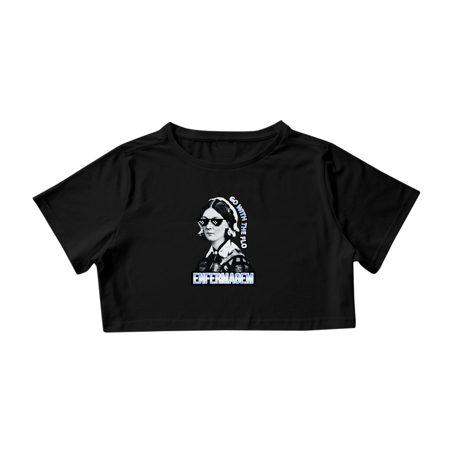 Nome do produto: CROPPED - ENFERMAGEM - FLORENCE NIGHTINGALE