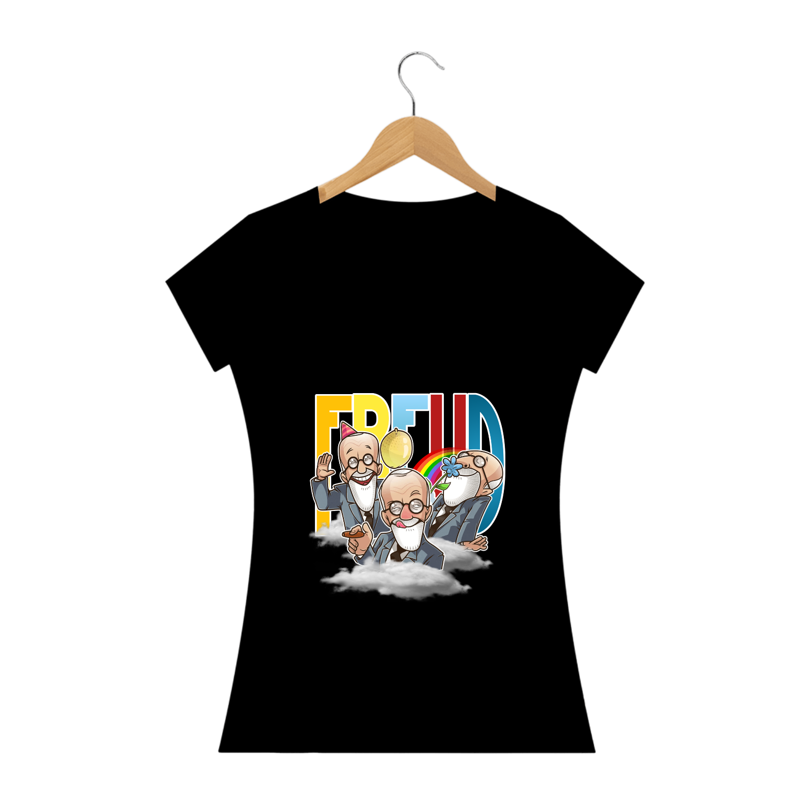 Nome do produto: CAMISA QUALITY BABY LONG - PSICOLOGIA - FREUD