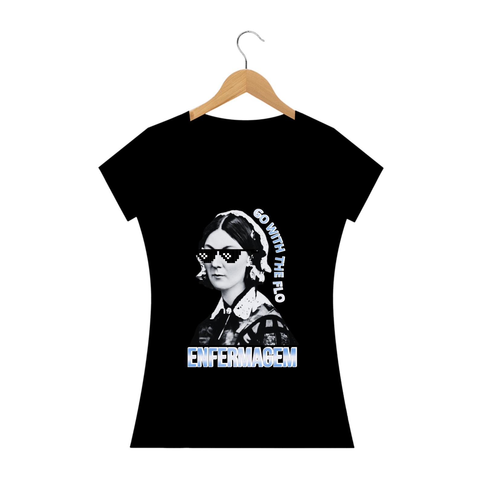 Nome do produto: CAMISA QUALITY BABY LONG - ENFERMAGEM - GO WITH THE FLO