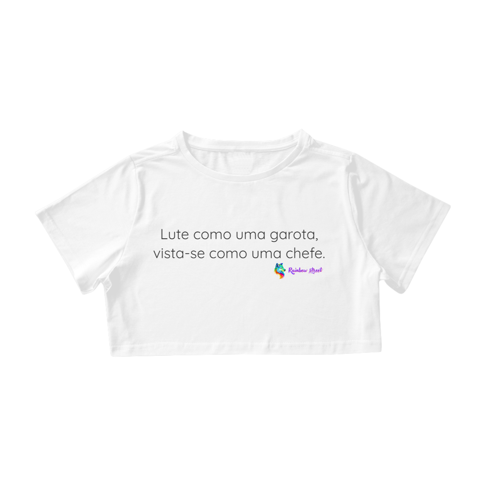 Nome do produto: Cropped chefa Rainbow