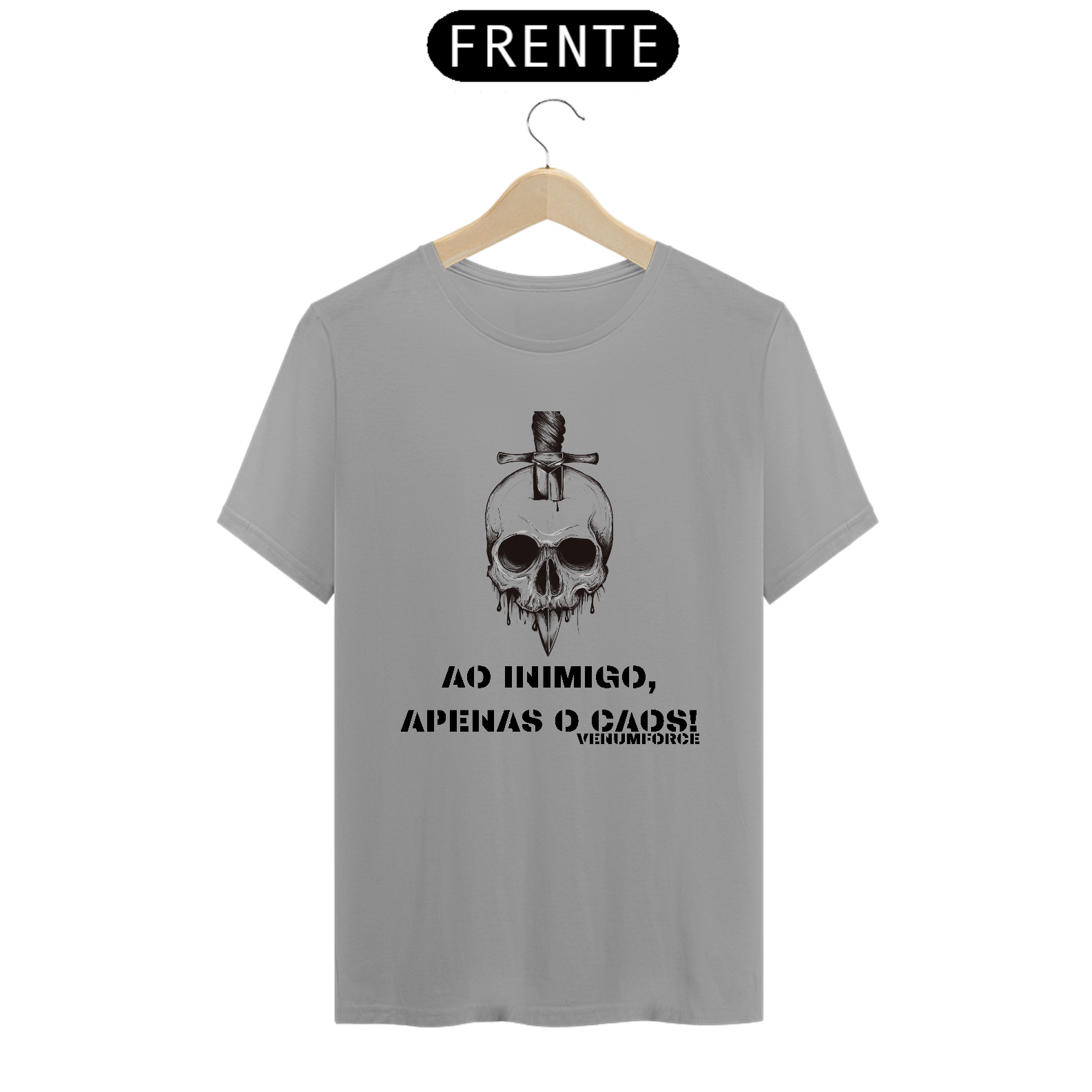 Nome do produto: AO INIMIGO, APENAS O CAOS - VENUM SKULL LINE