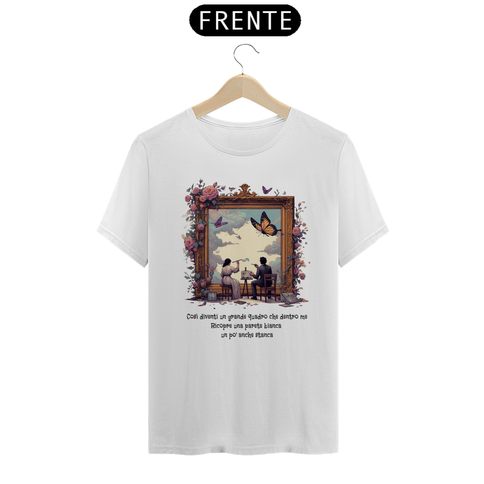 Nome do produto: Camiseta Unissex Vivimi - branca