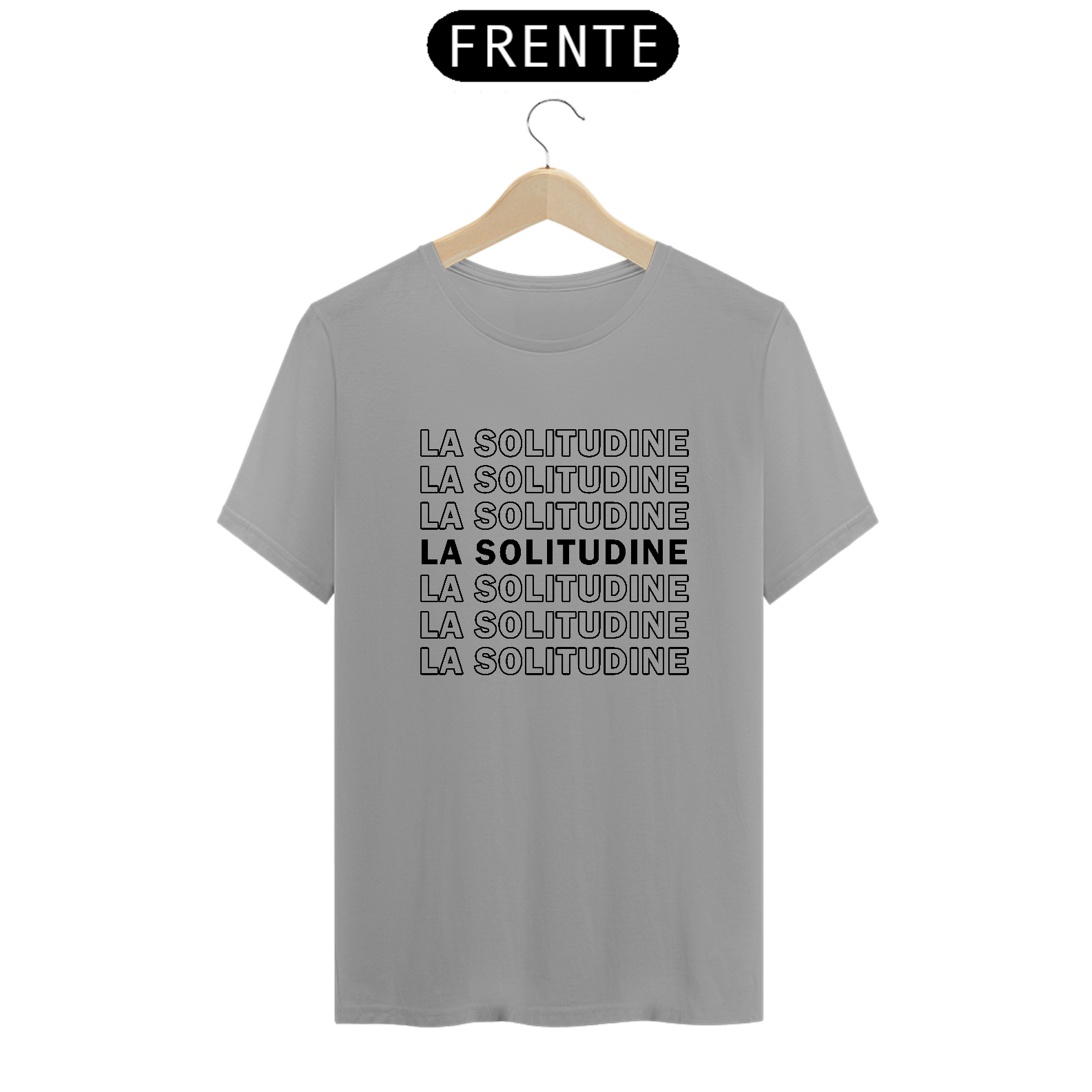 Nome do produto: Camiseta Unissex La Solitudine 