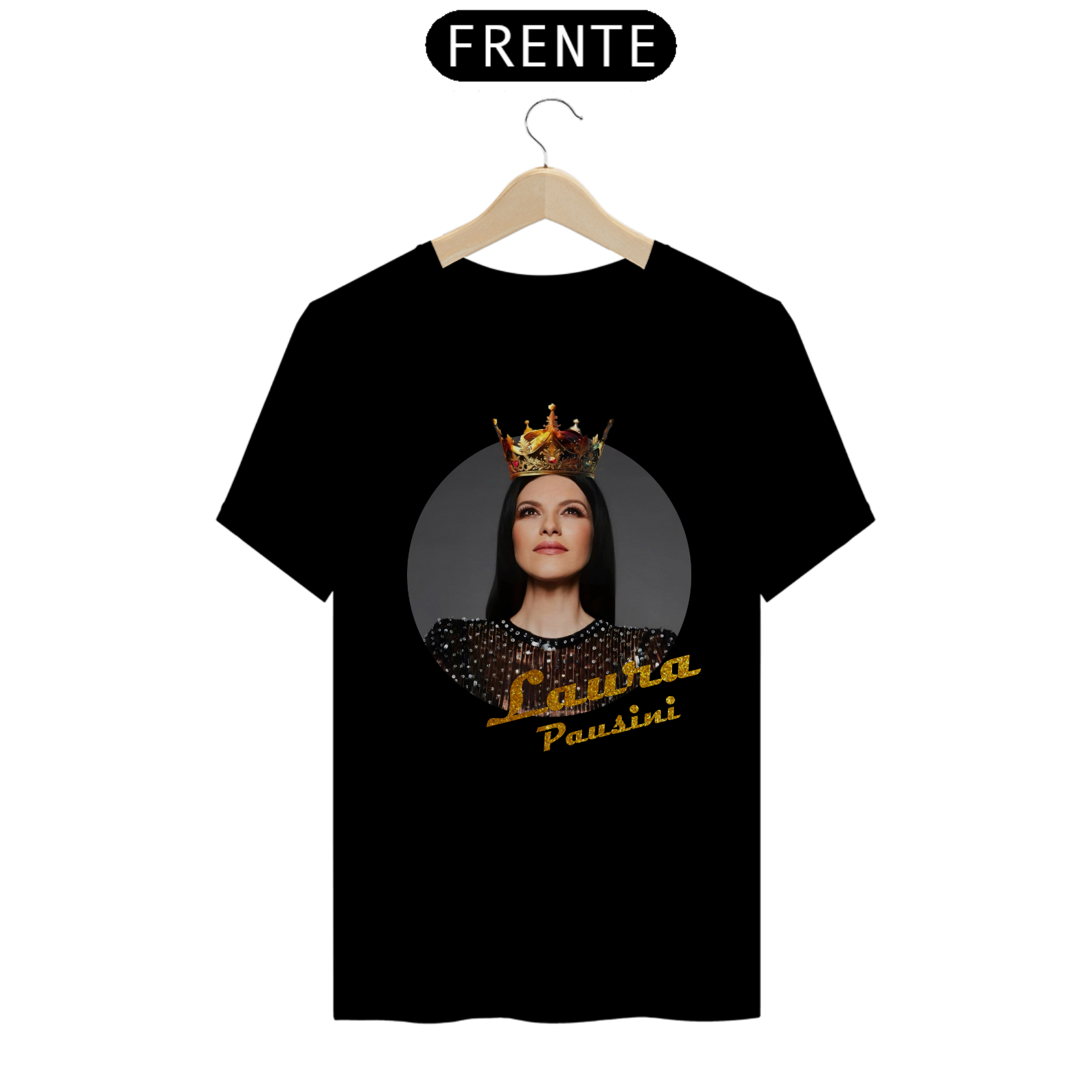 Nome do produto: Camiseta Unissex Queen Laura Pausini