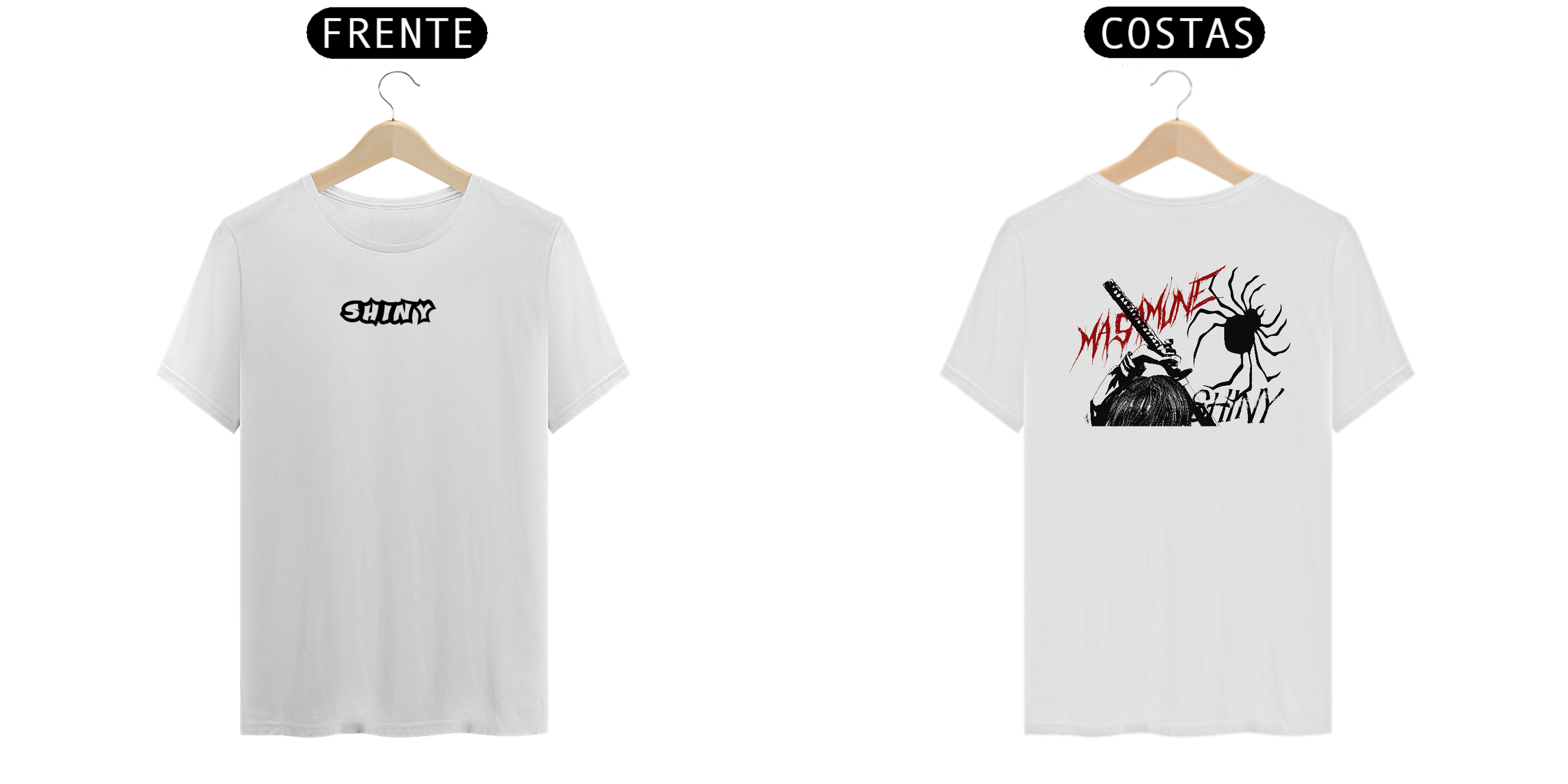 Nome do produto: Camiseta Shiny masamune branca 