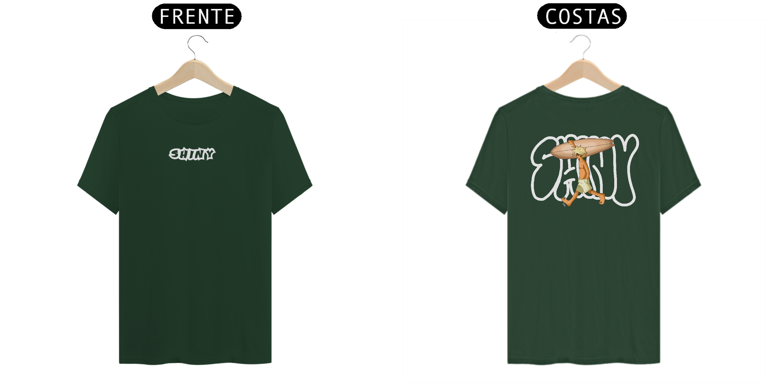Nome do produto: Camiseta Shiny surfboy verde musgo