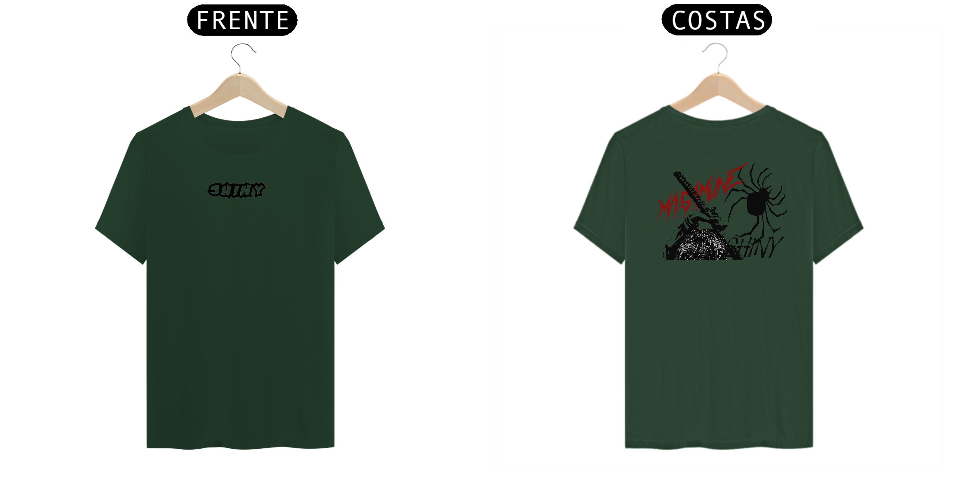 Nome do produto: Camiseta Shiny masamune verde musgo