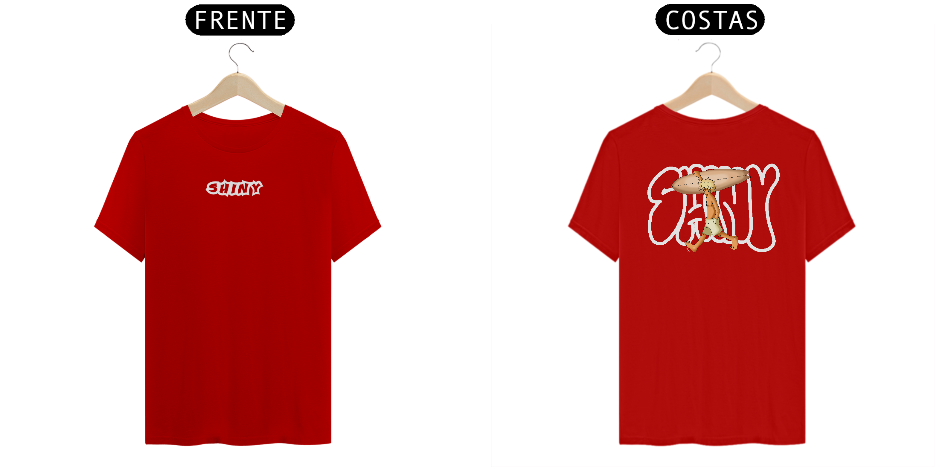 Nome do produto: Camiseta Shiny surfboy vermelha