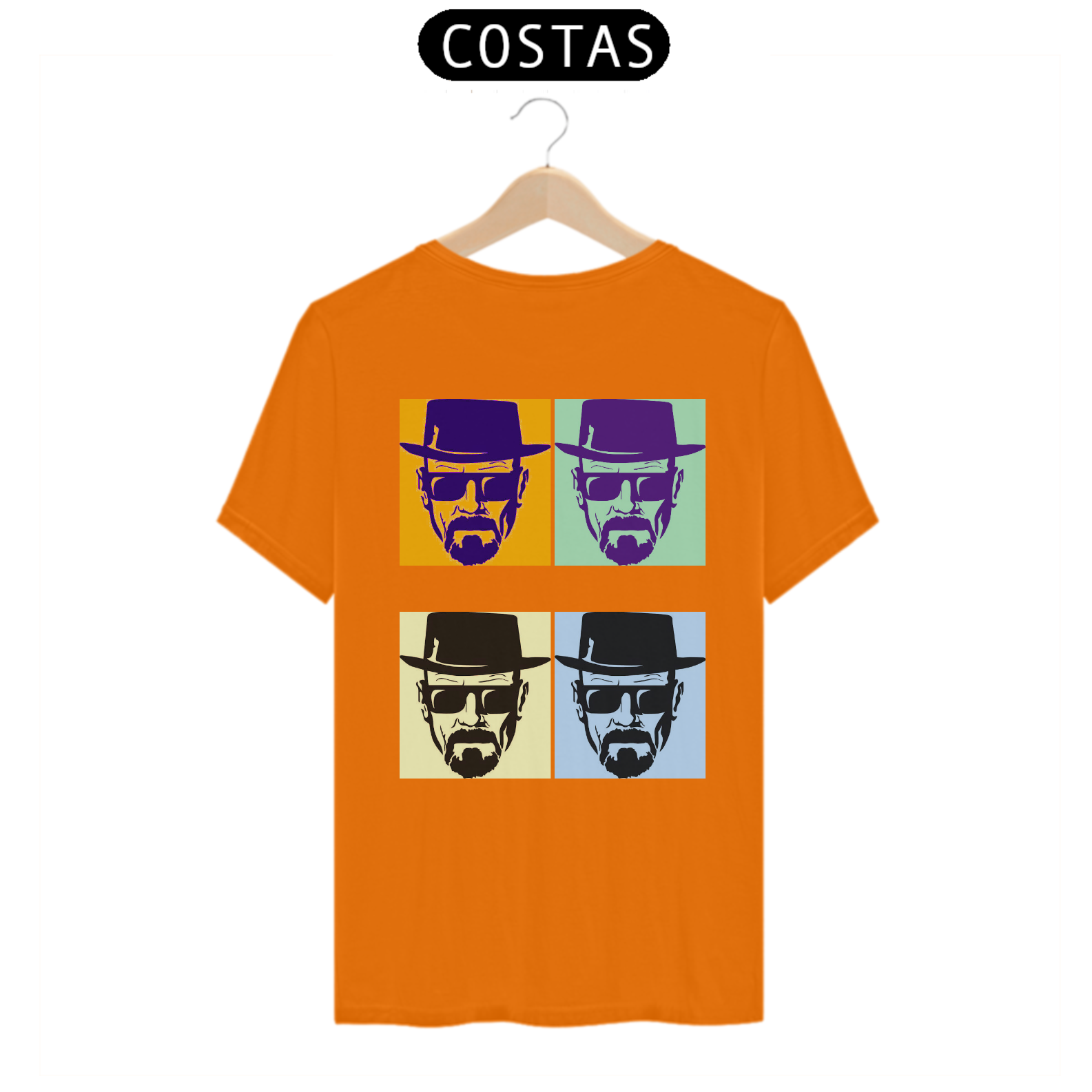 Nome do produto: Camiseta - Breaking Bad - Heisenberg - Walter White - Linha Quality