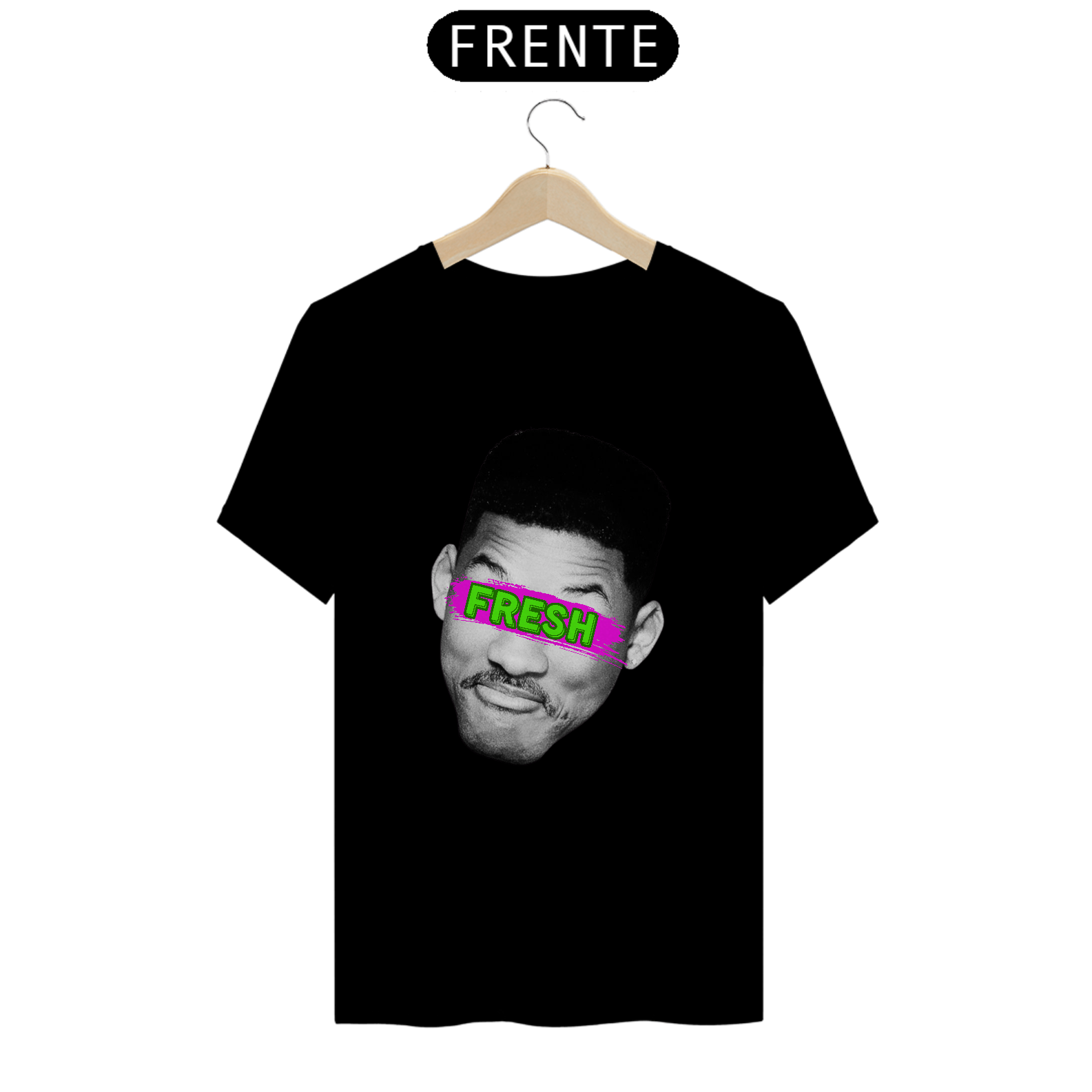 Nome do produto: Camiseta Rosto Fresh Prince - Linha Quality