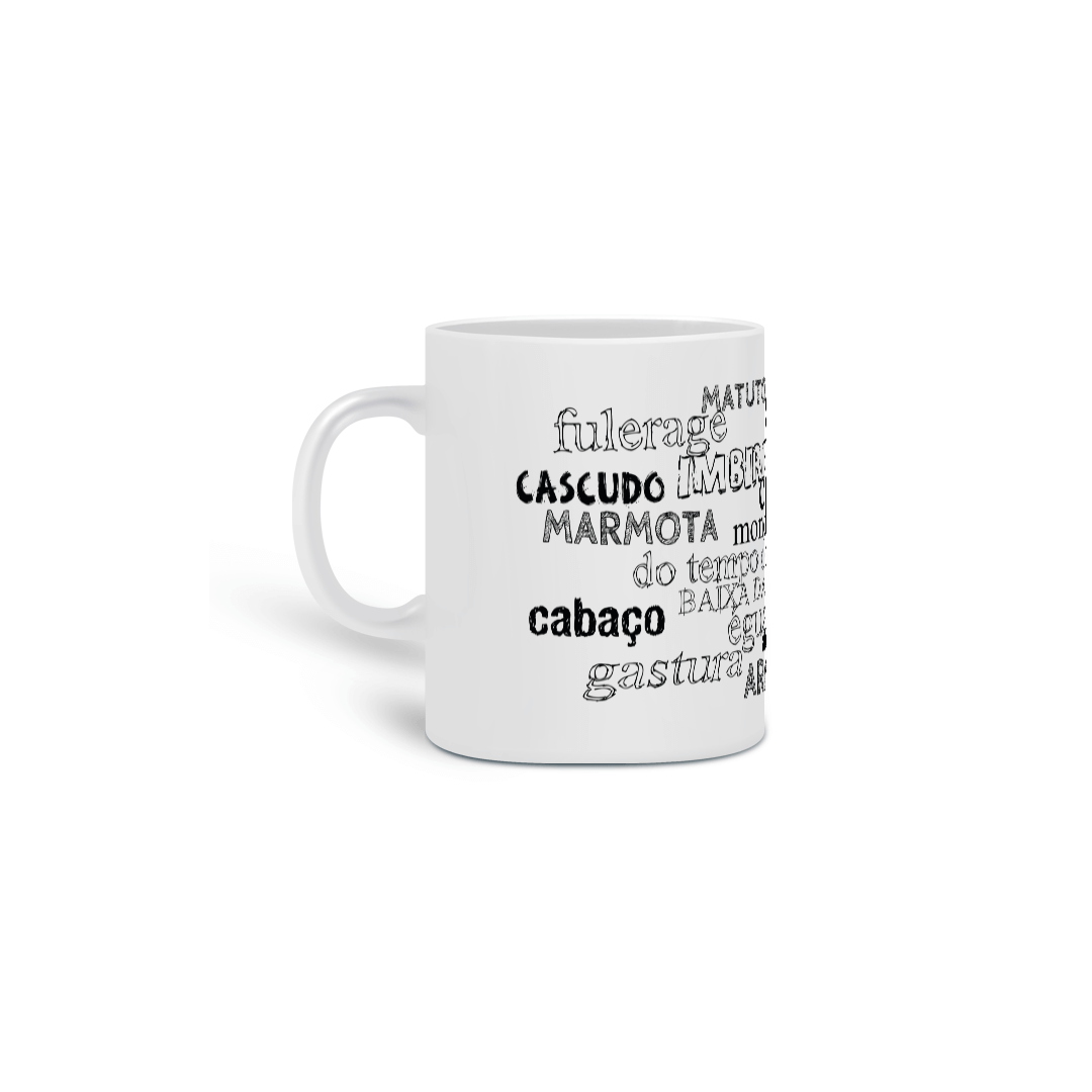 Nome do produto: Caneca Dialetos