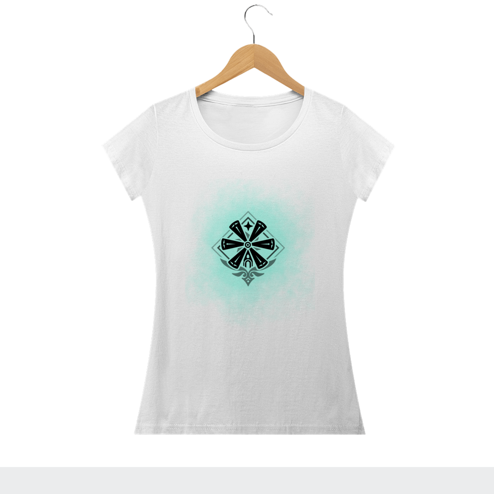 Nome do produto: camiseta feinina Genshin Impact - Mondstadt