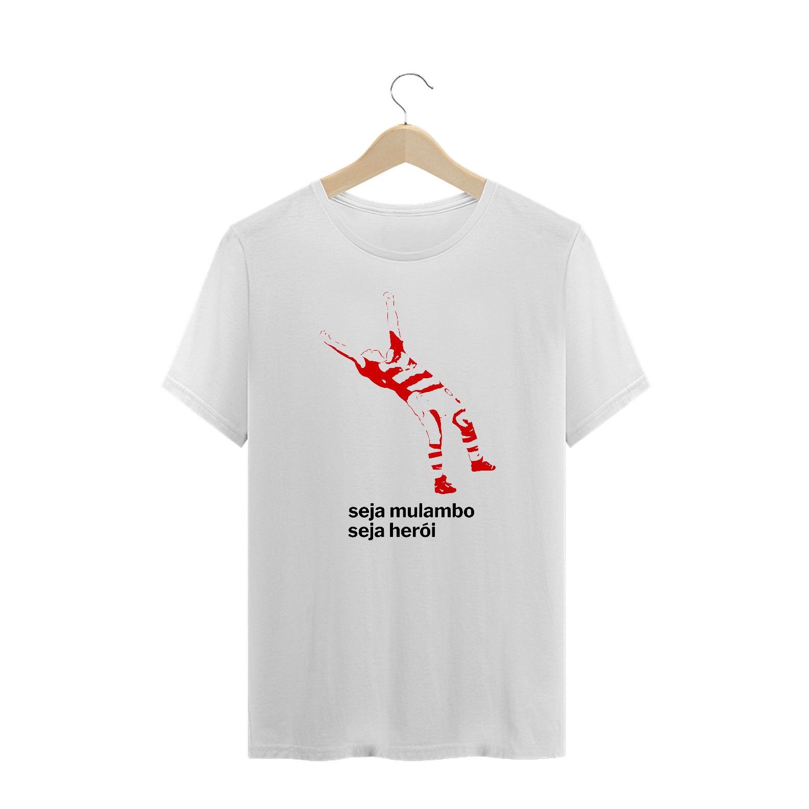 Nome do produto: Seja Mulambo/Seja Herói - Plus Size - Branco/Cinza