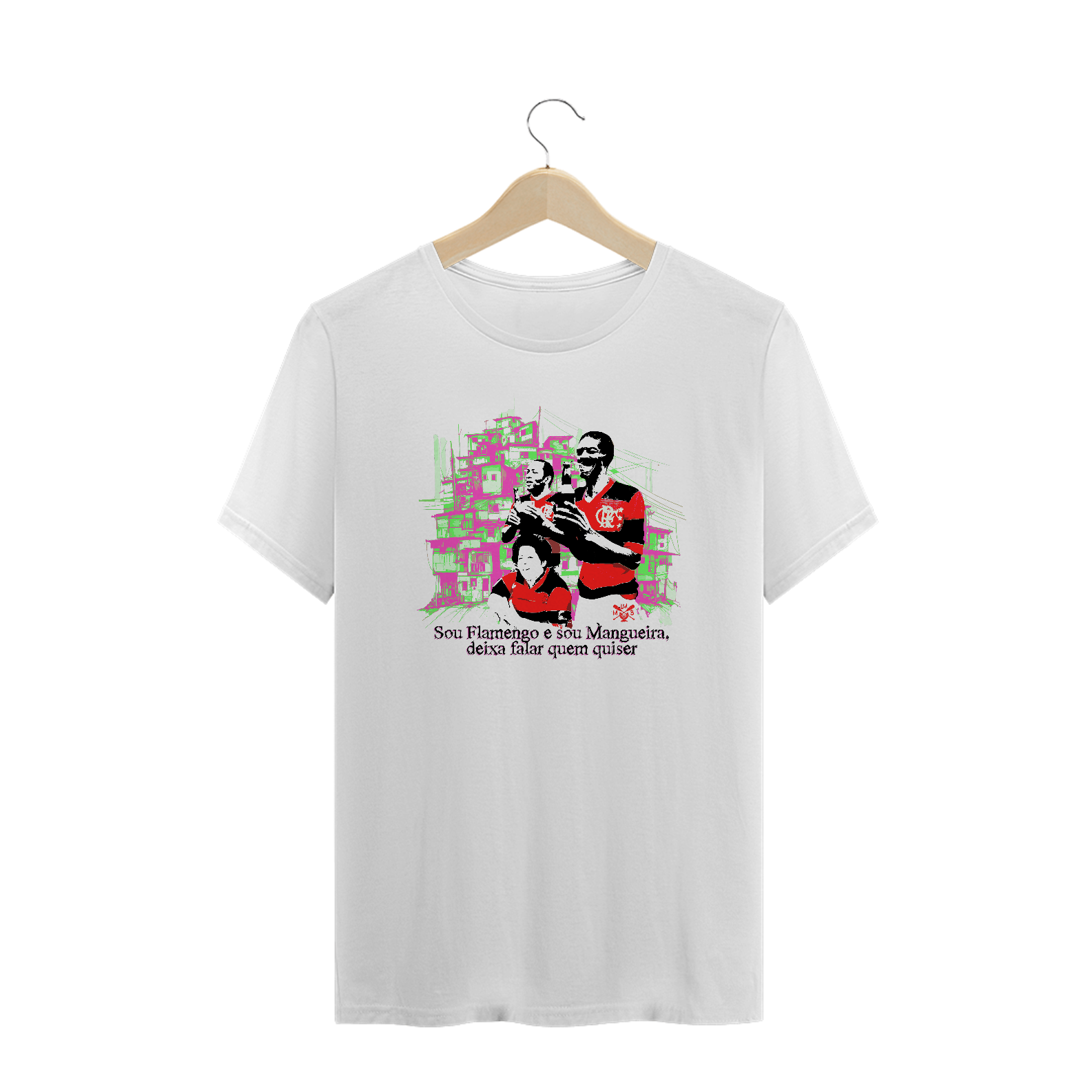 Nome do produto: Sou Flamengo e sou Mangueira - Plus Size