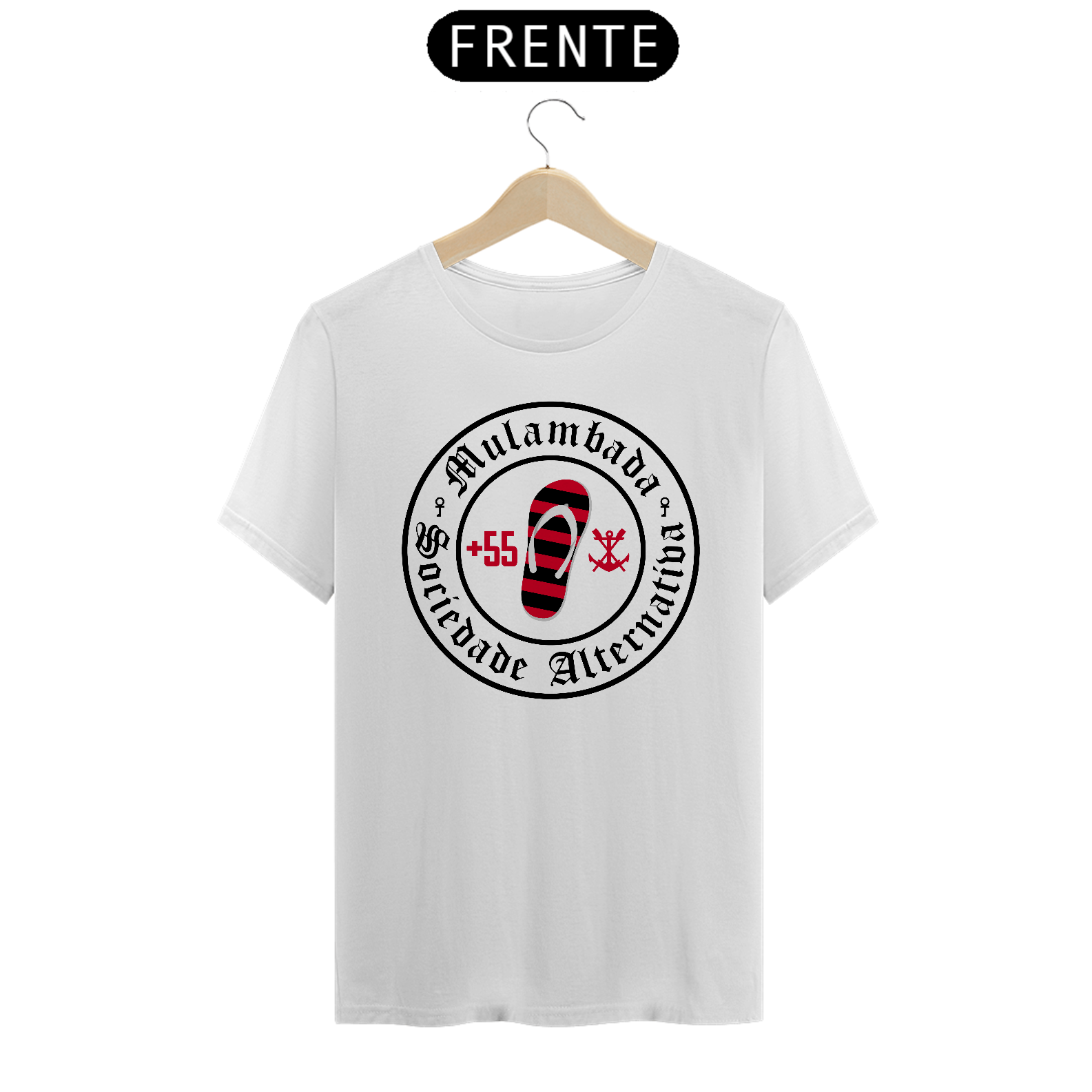 Nome do produto: Sociedade Alternativa (+55) - T-Shirt Prime - Branco