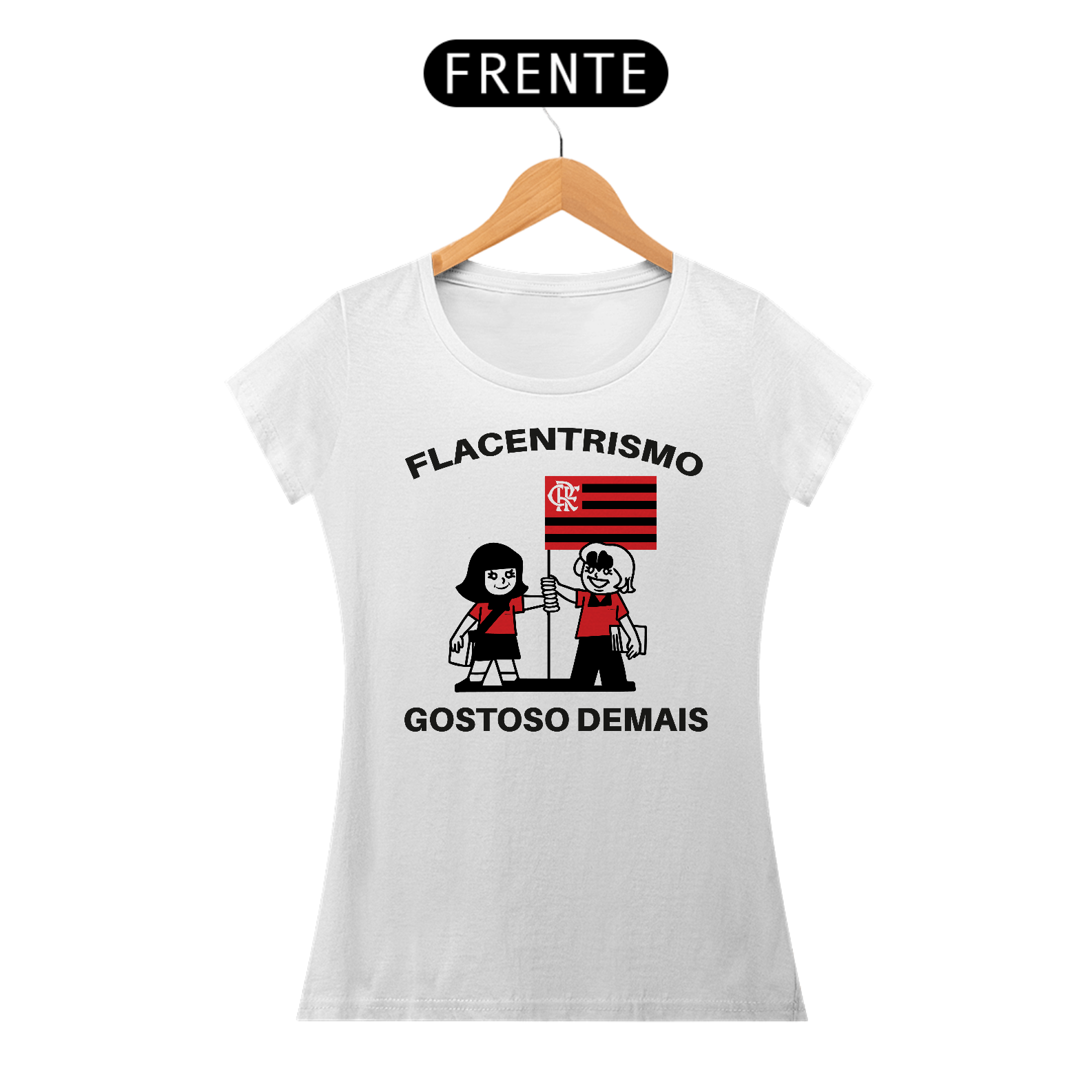 Nome do produto: Flacentrismo Gostoso demais - Baby Long Prime - Branco