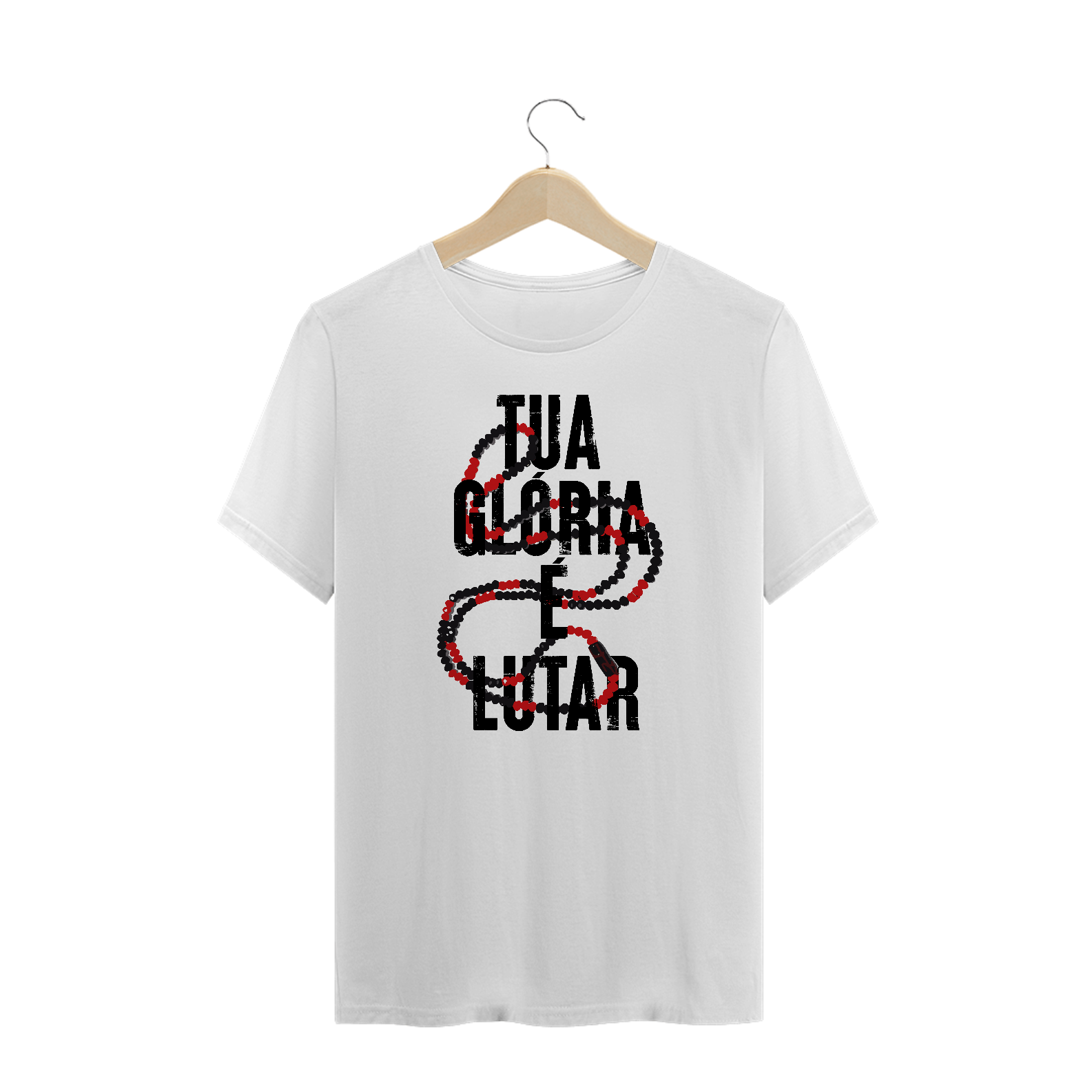 Nome do produto: Tua Glória é Lutar - Plus Size - Branca