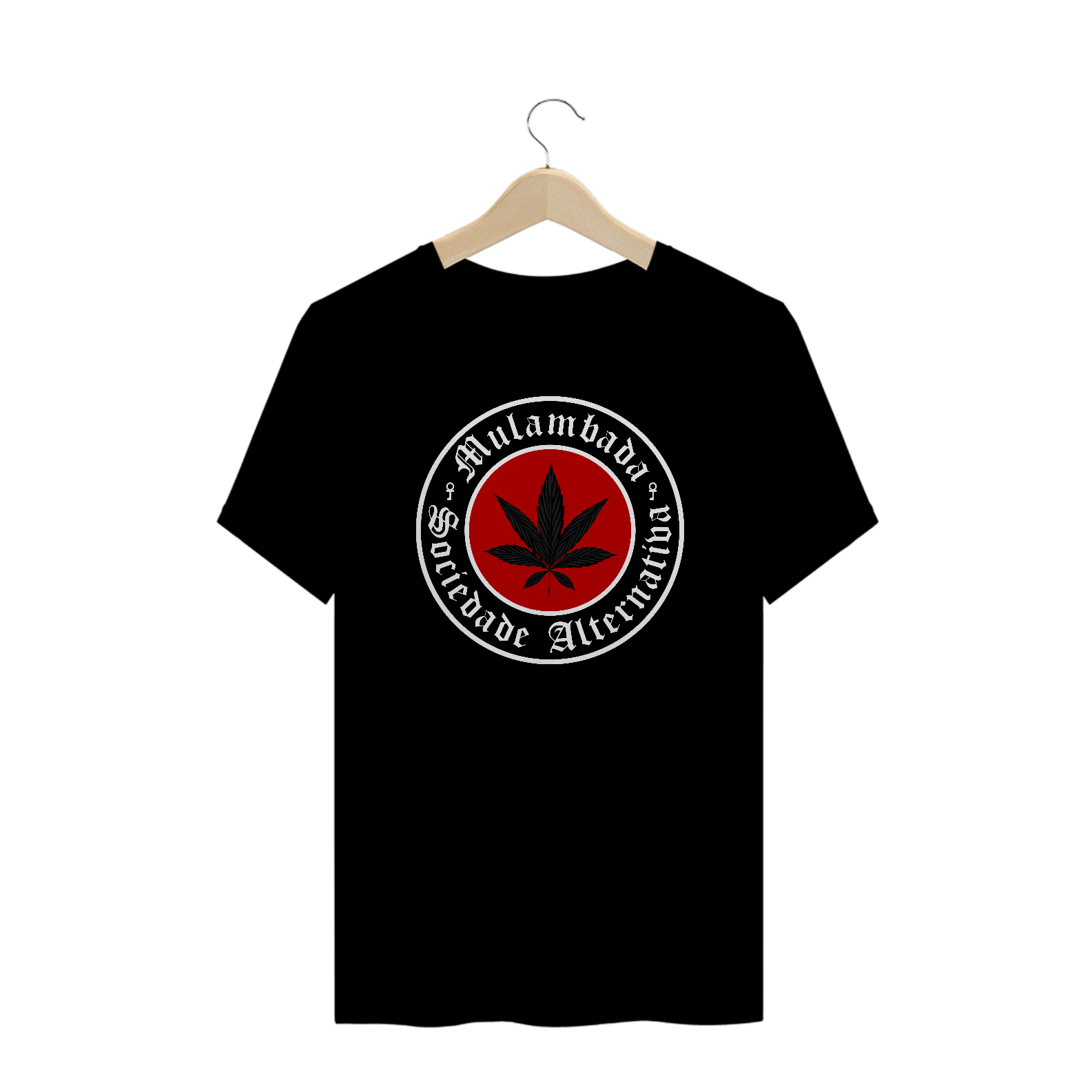 Nome do produto: Sociedade Alternativa (weed) - Plus Size - Preto