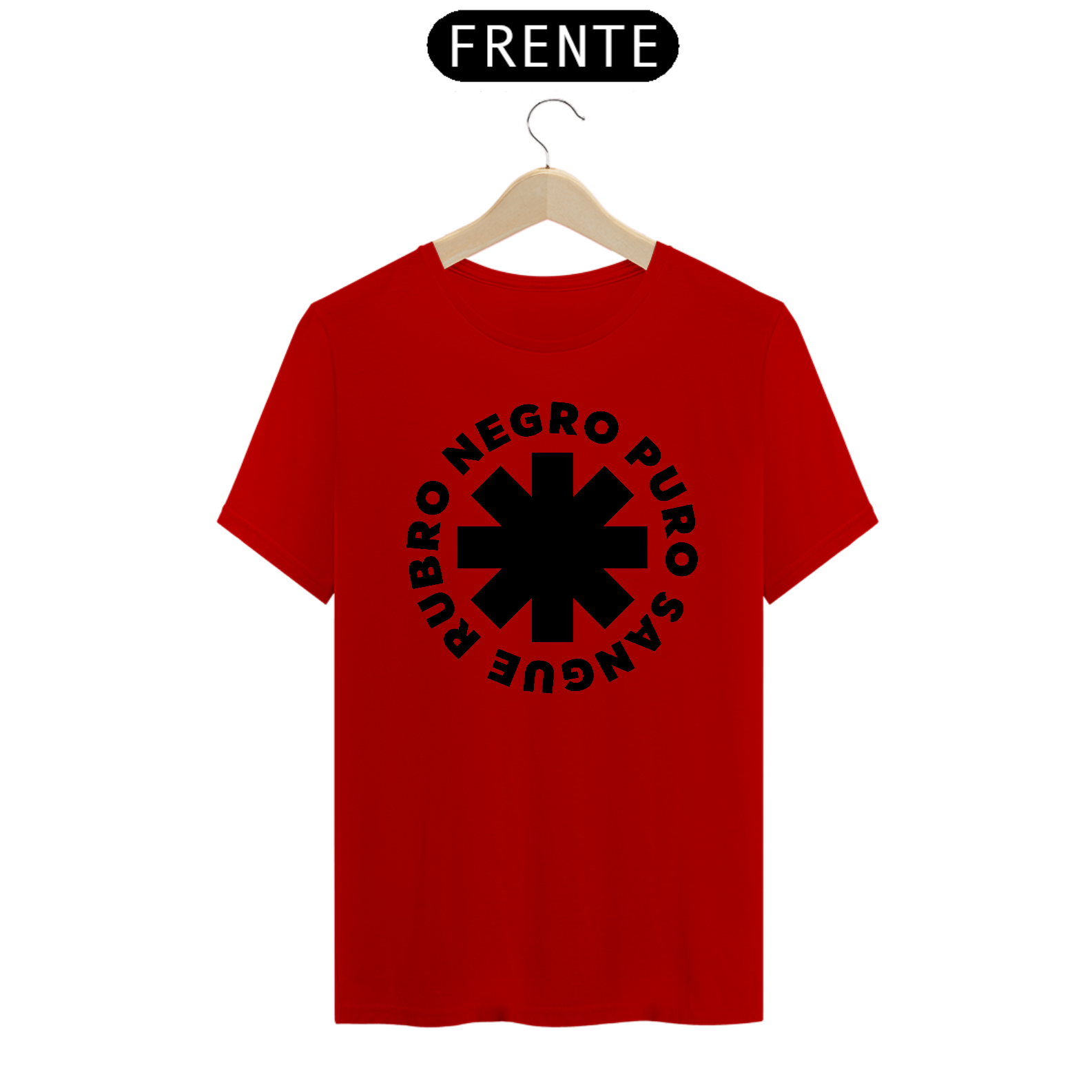 Nome do produto: Puro Sangue Rubro Negro - T-Shirt Quality - Vermelho