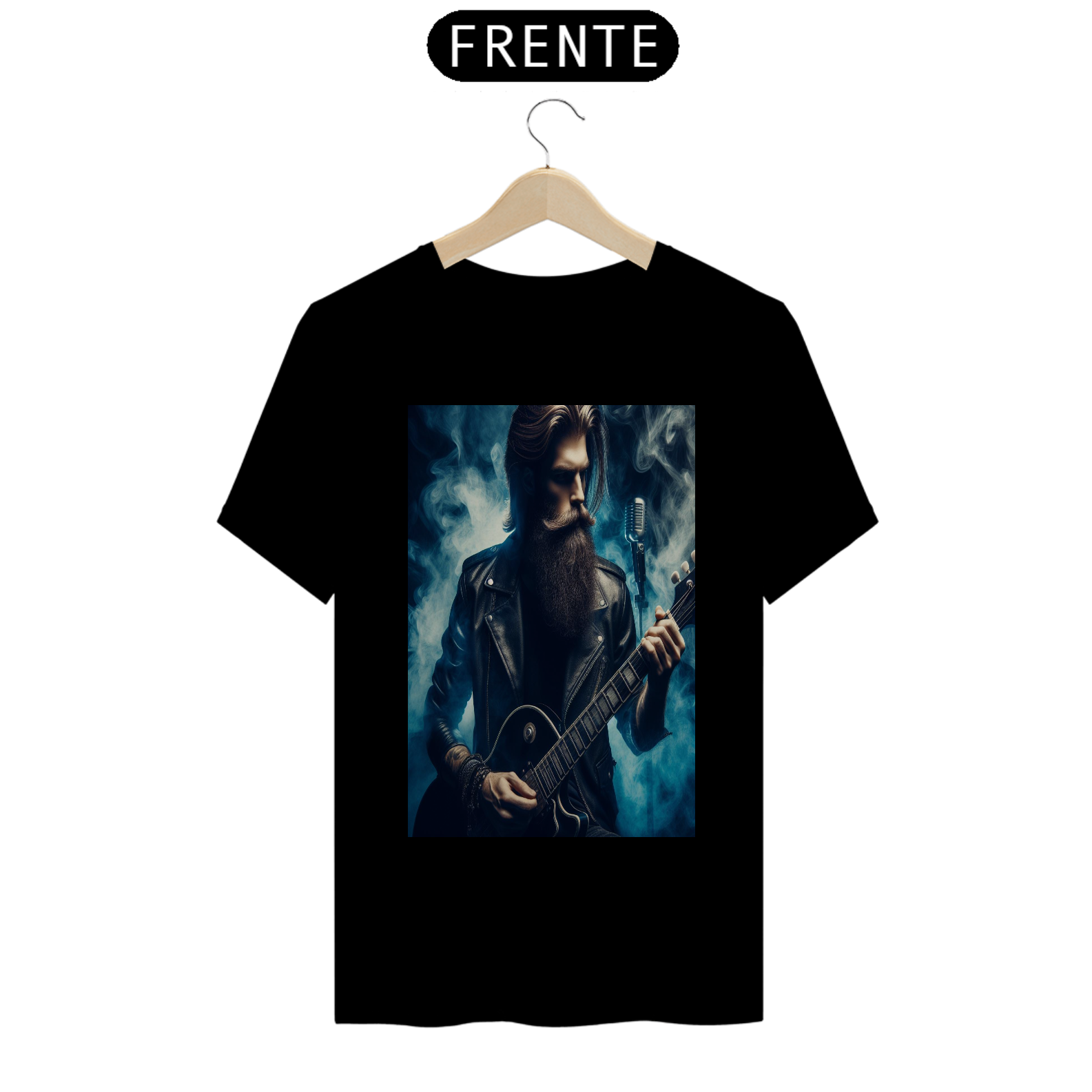 Nome do produto: Camiseta Shadows Blue Guitar