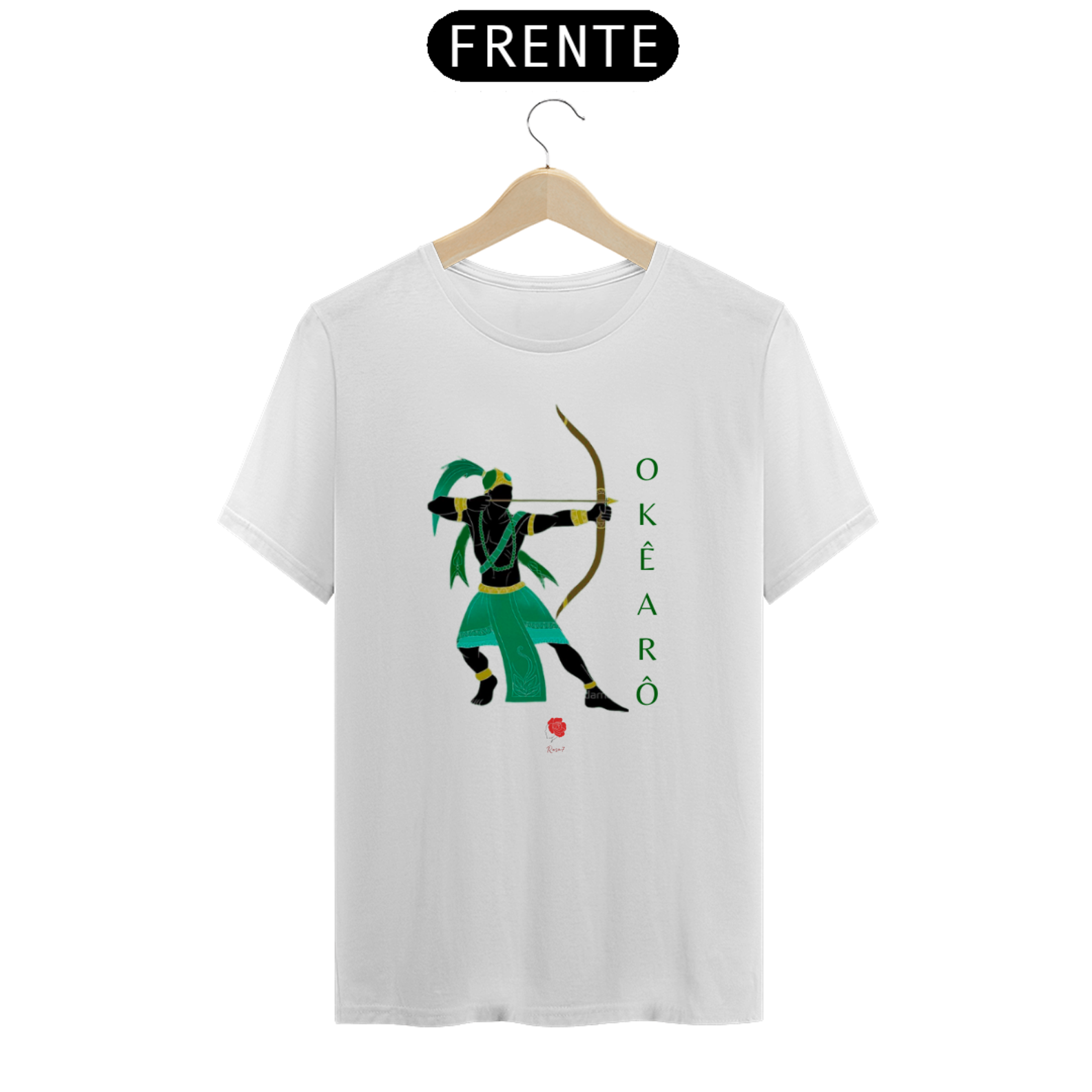 Nome do produto: Camiseta Oxóssi - Okê Arô