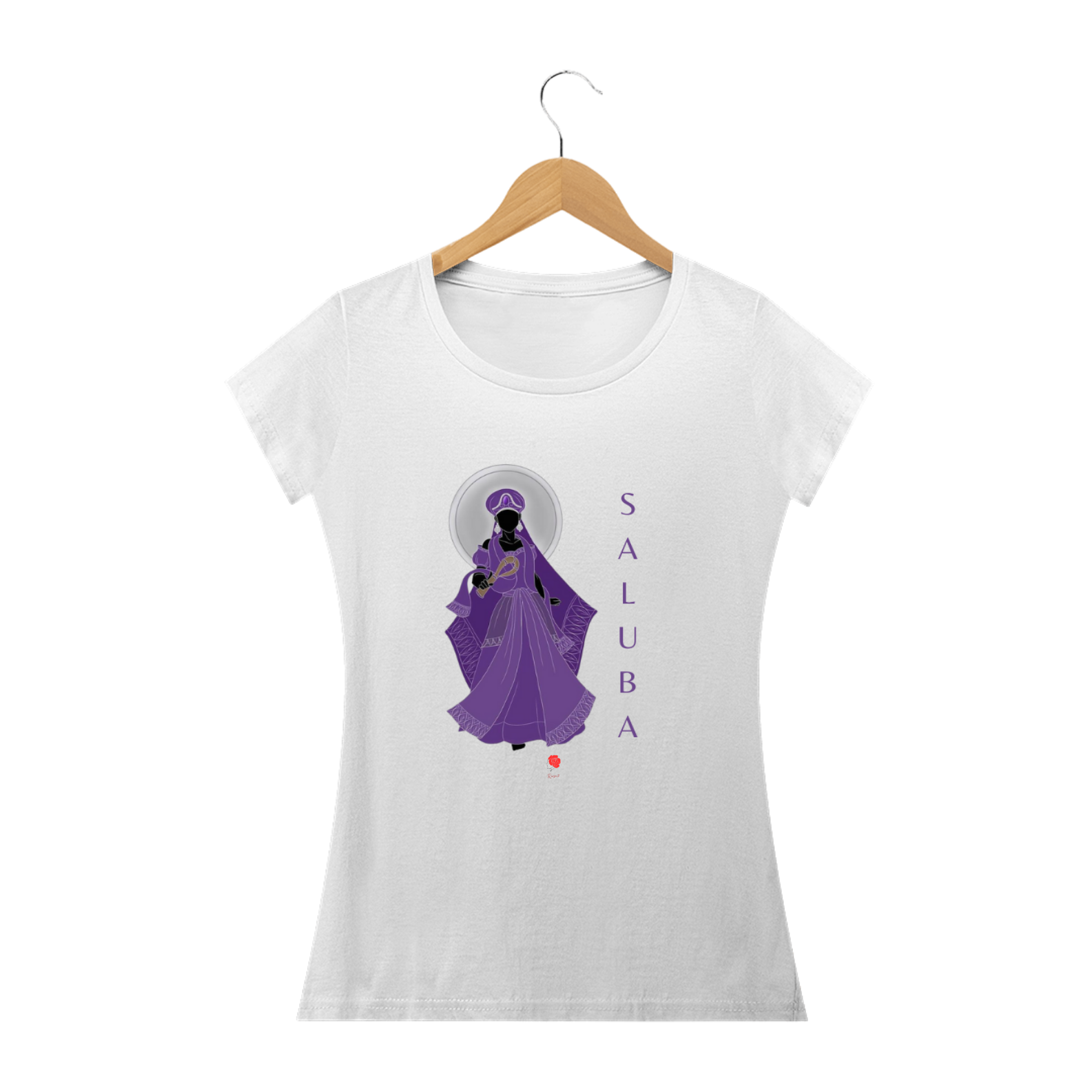 Nome do produto: Camiseta Baby Look Nanã - Saluba